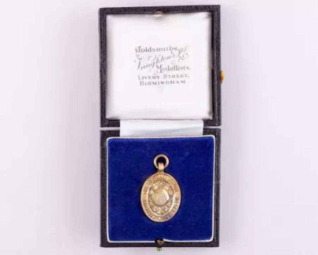 Emlyn Hughes a silver-gilt Inter-League medal, 1971