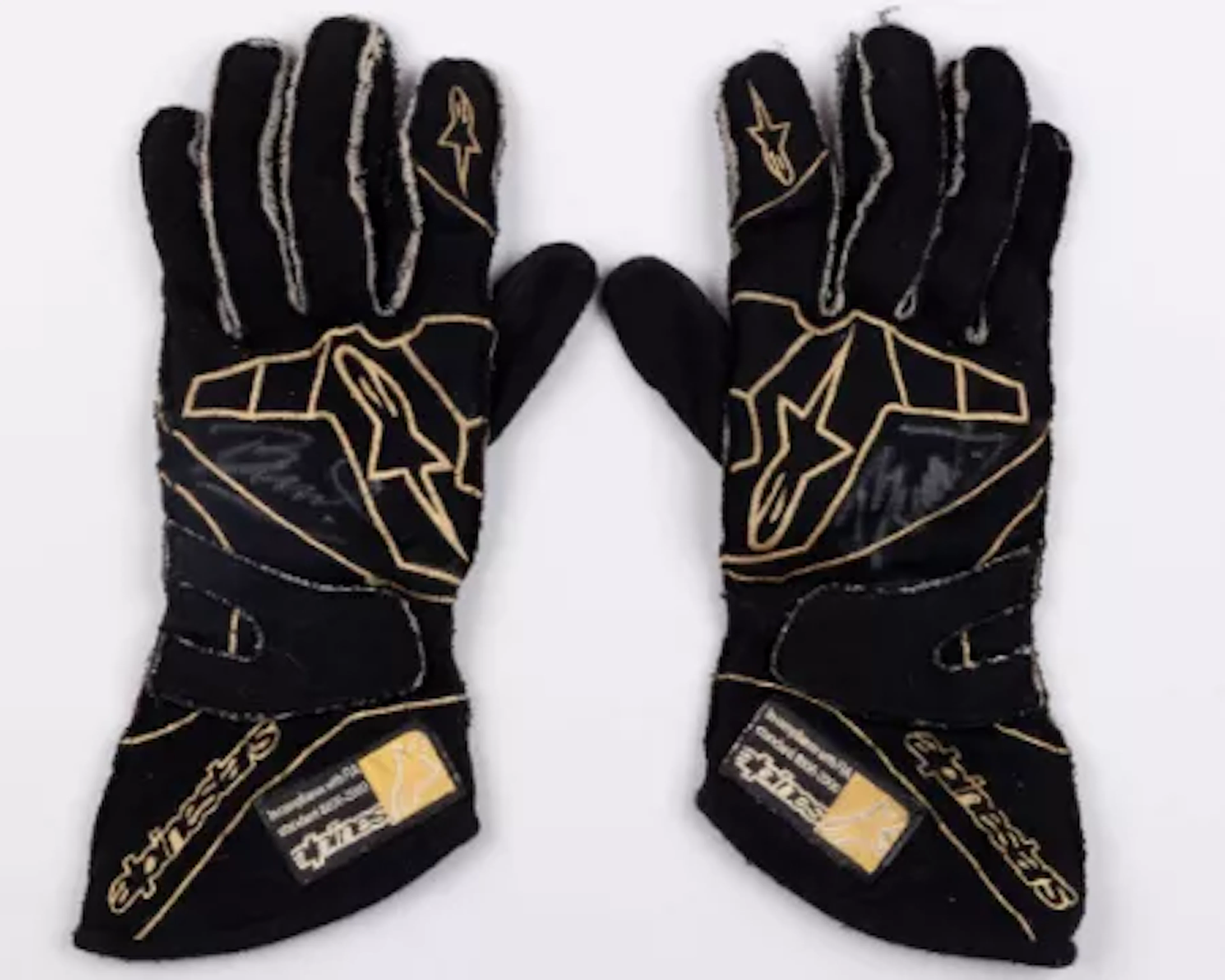 Robert Doornbos 2009 Signed IndyCar Series Used Gloves