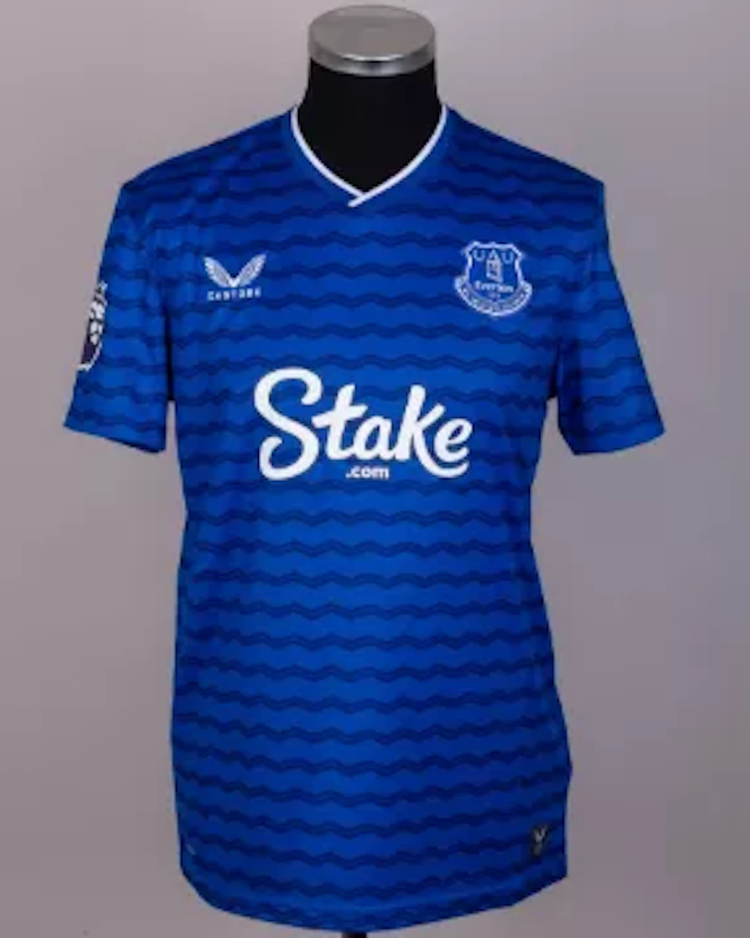 Jack Grealish blue No.18 Everton signed short-sleeved shirt, 2025-26