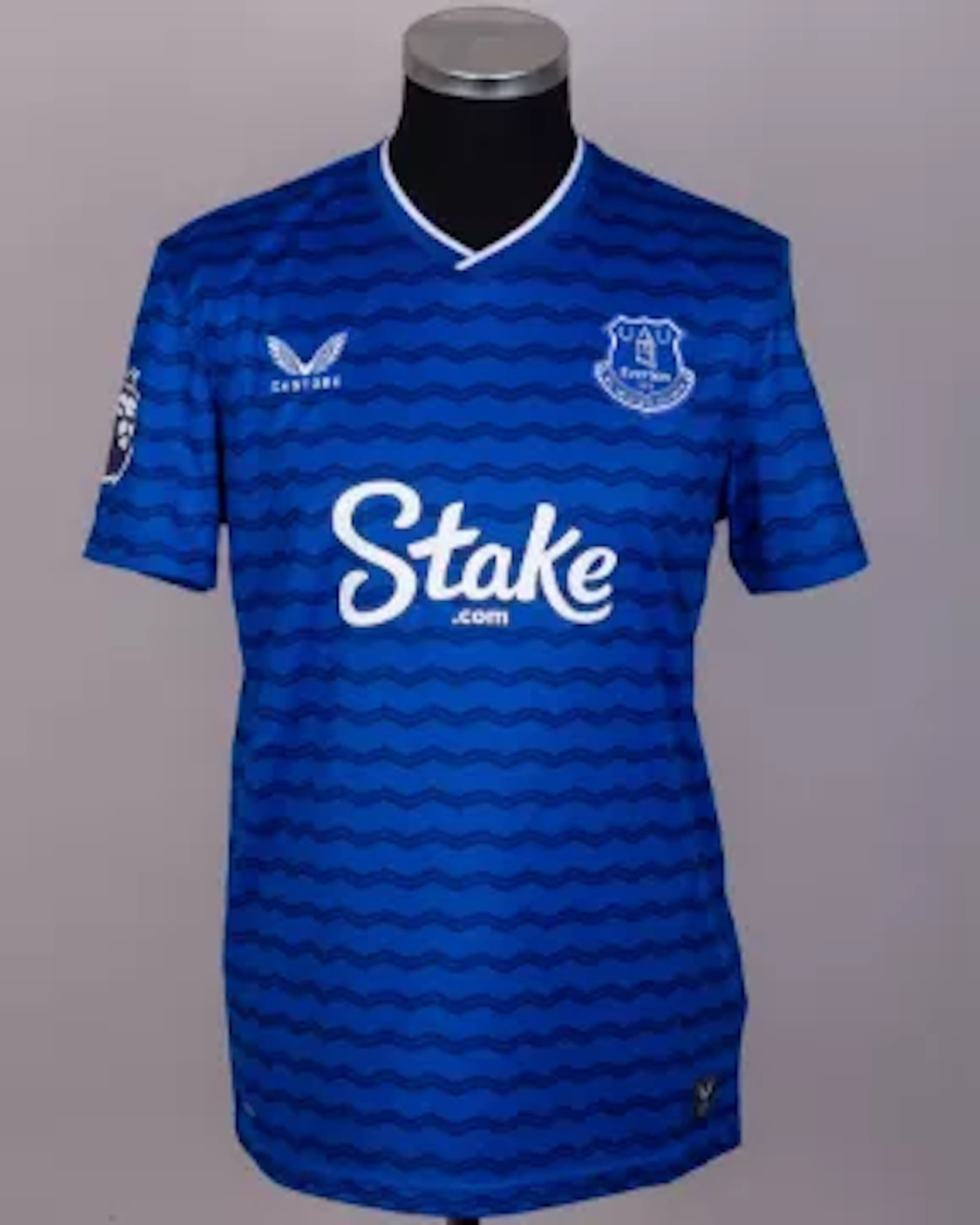 Jack Grealish blue No.18 Everton signed short-sleeved shirt, 2025-26