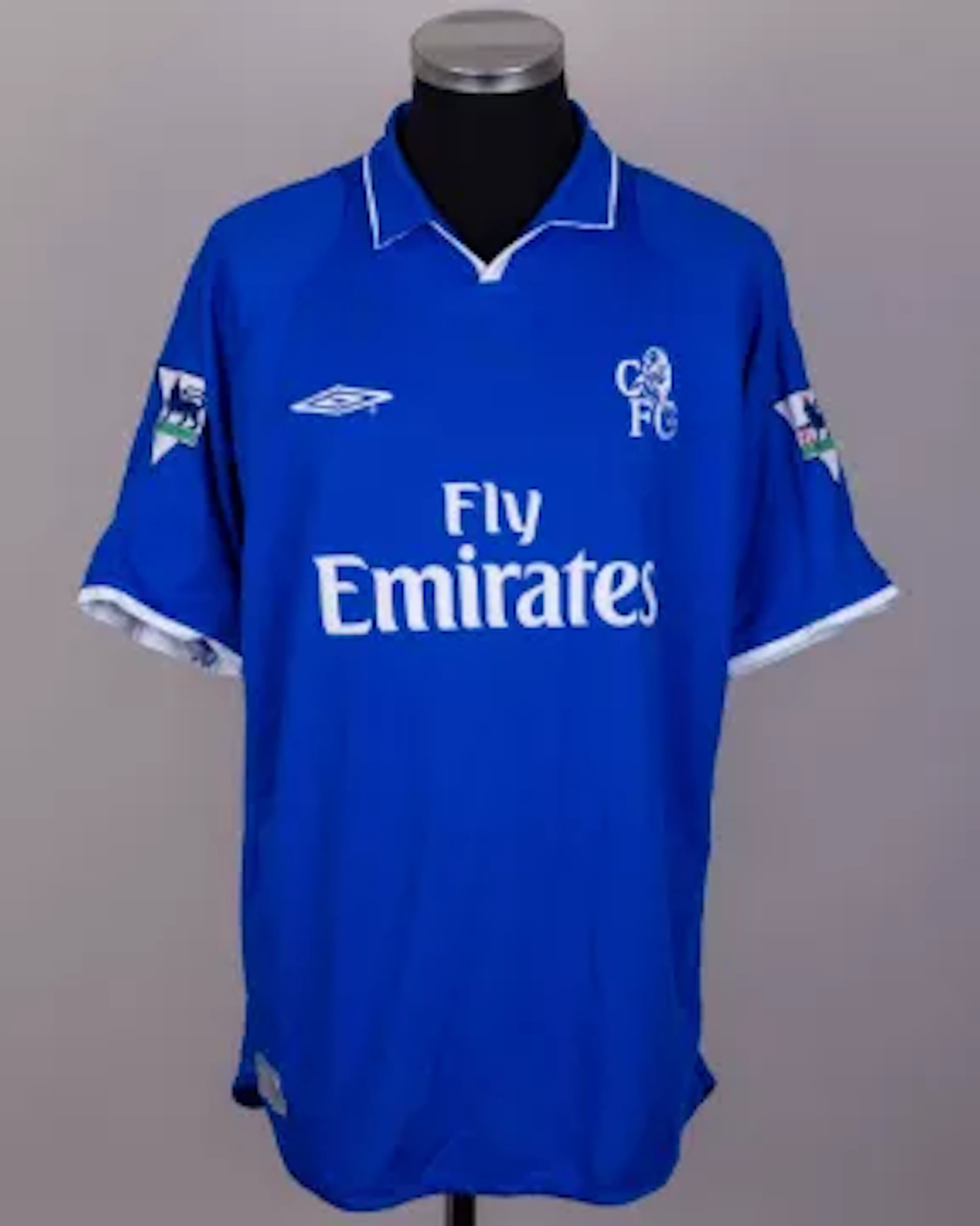 John Terry blue No.26 Chelsea short-sleeved home shirt, 2001-03