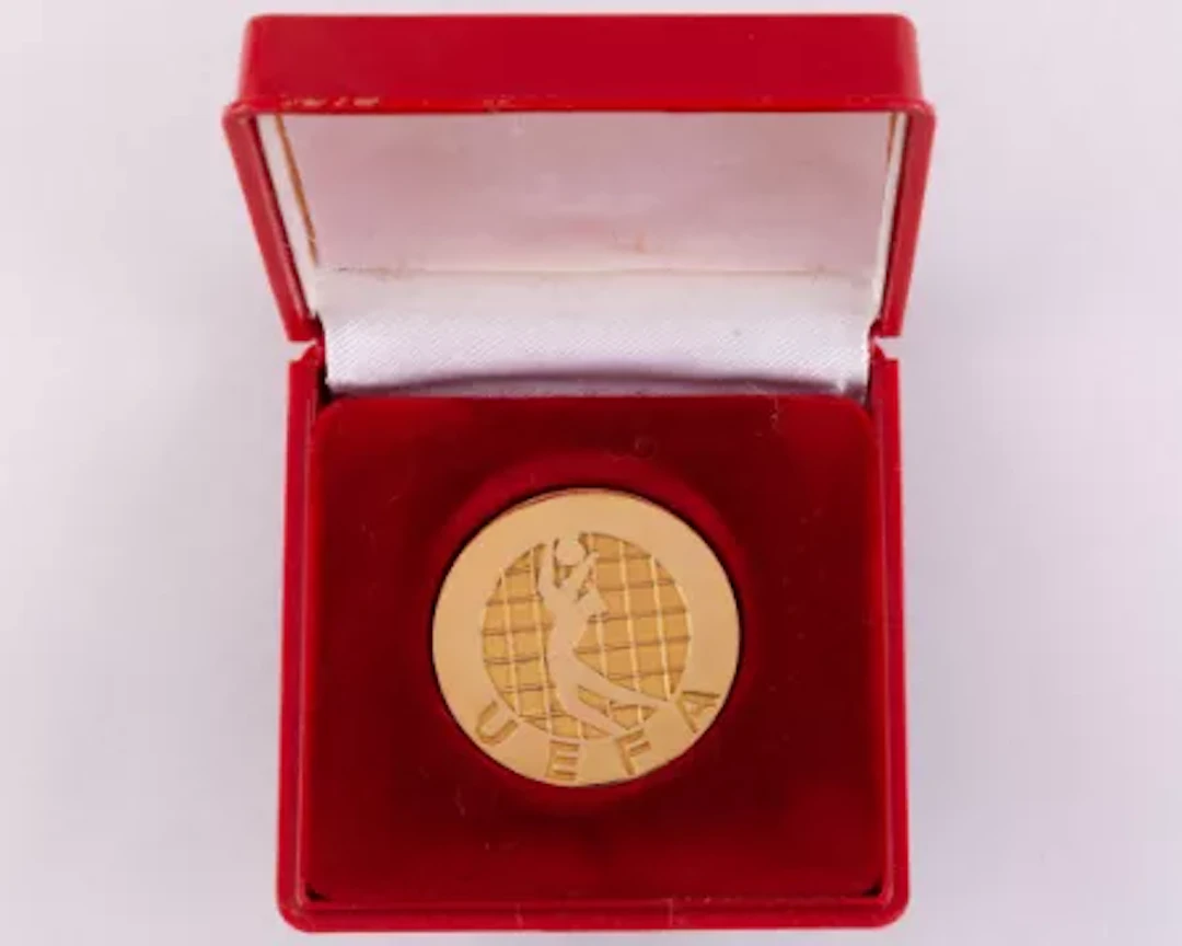Emlyn Hughes First European Medal - a Continental gold Liverpool UEFA
