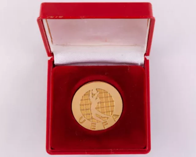 Emlyn Hughes First European Medal - a Continental gold Liverpool UEFA
