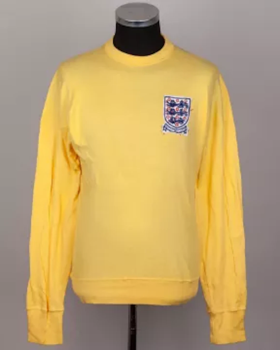 Ray Clemence a yellow No.1 England v Wales Under 23 match worn goalkeepers