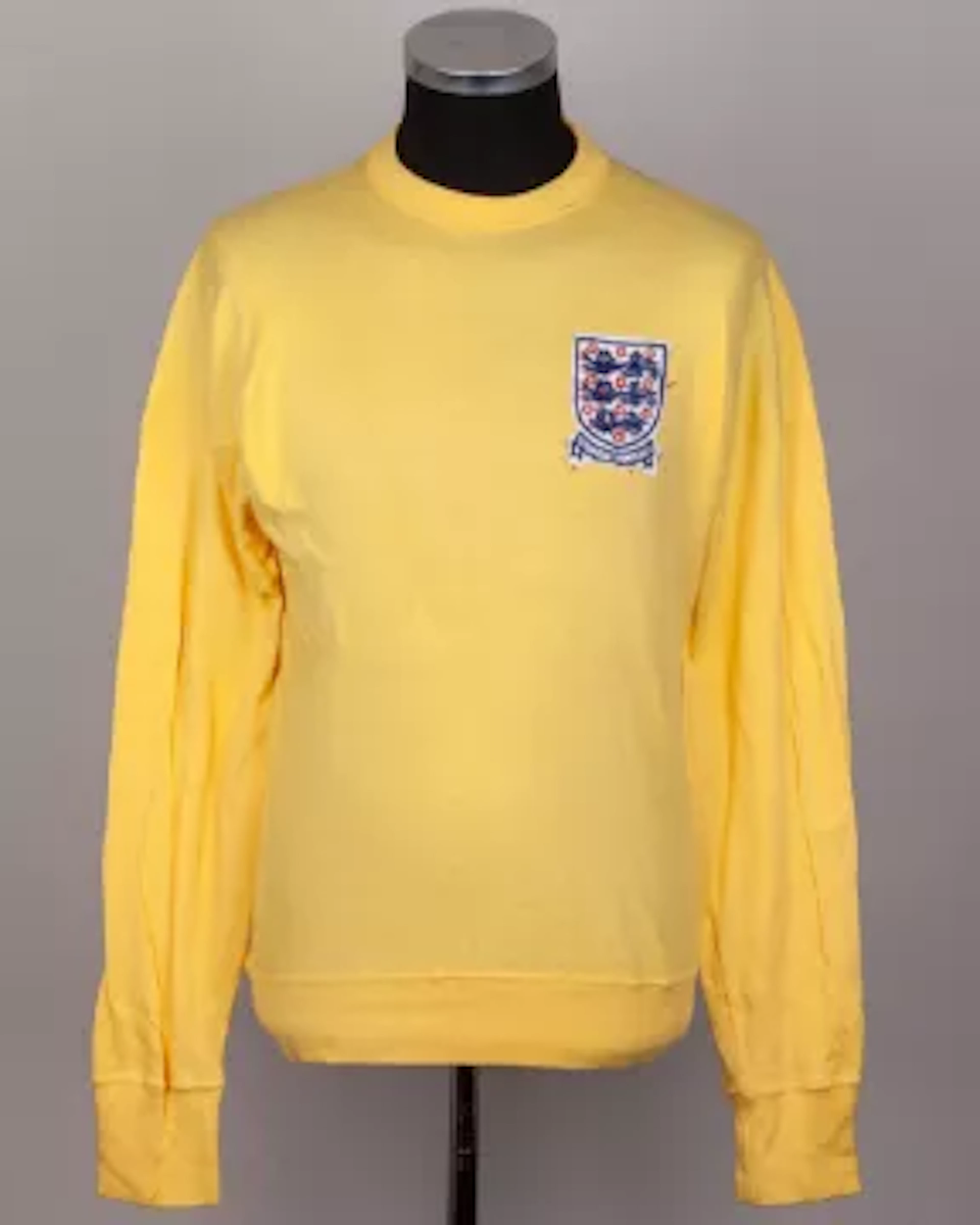 Ray Clemence a yellow No.1 England v Wales Under 23 match worn goalkeepers