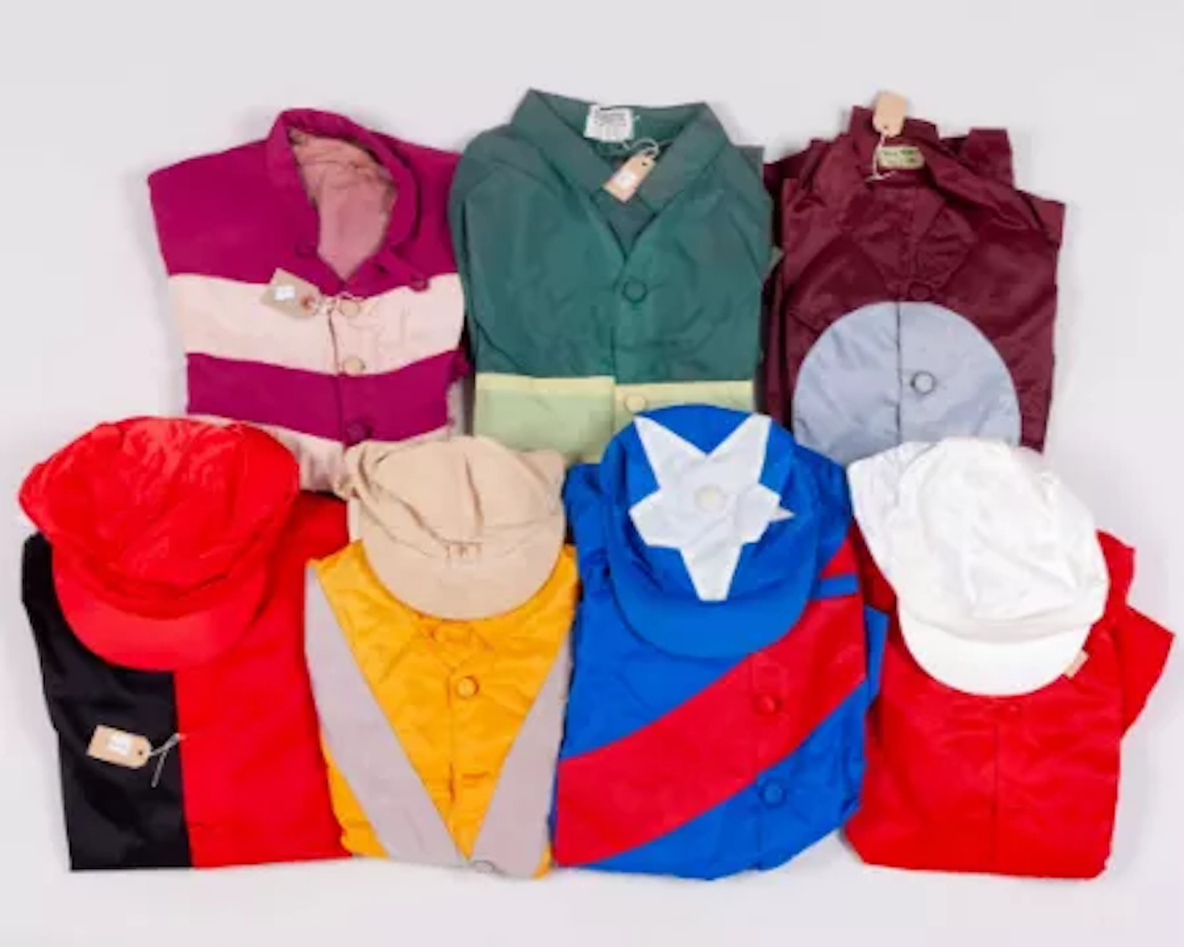 A group of nine vintage racing colours