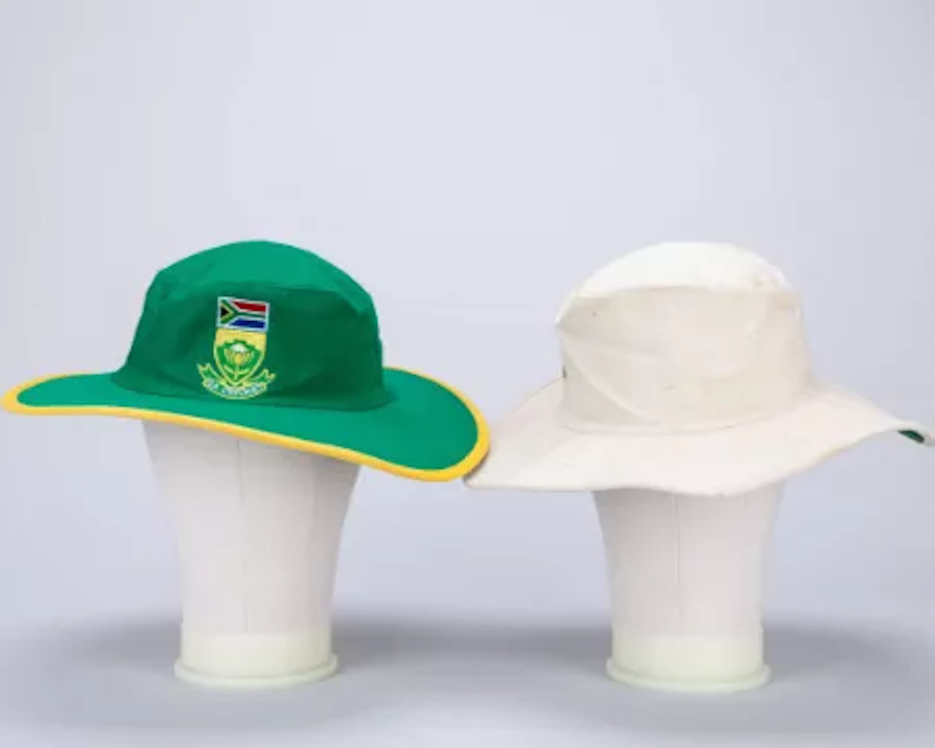 White South Africa international cricket Test Match sunhat