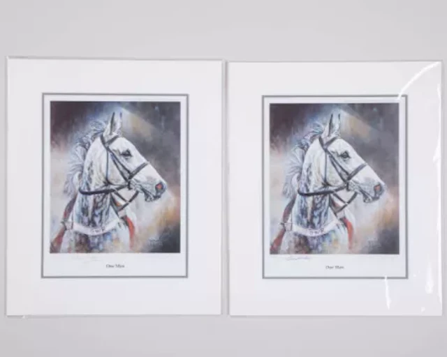Three David Dent (British, b.1959) prints signed by National Hunt