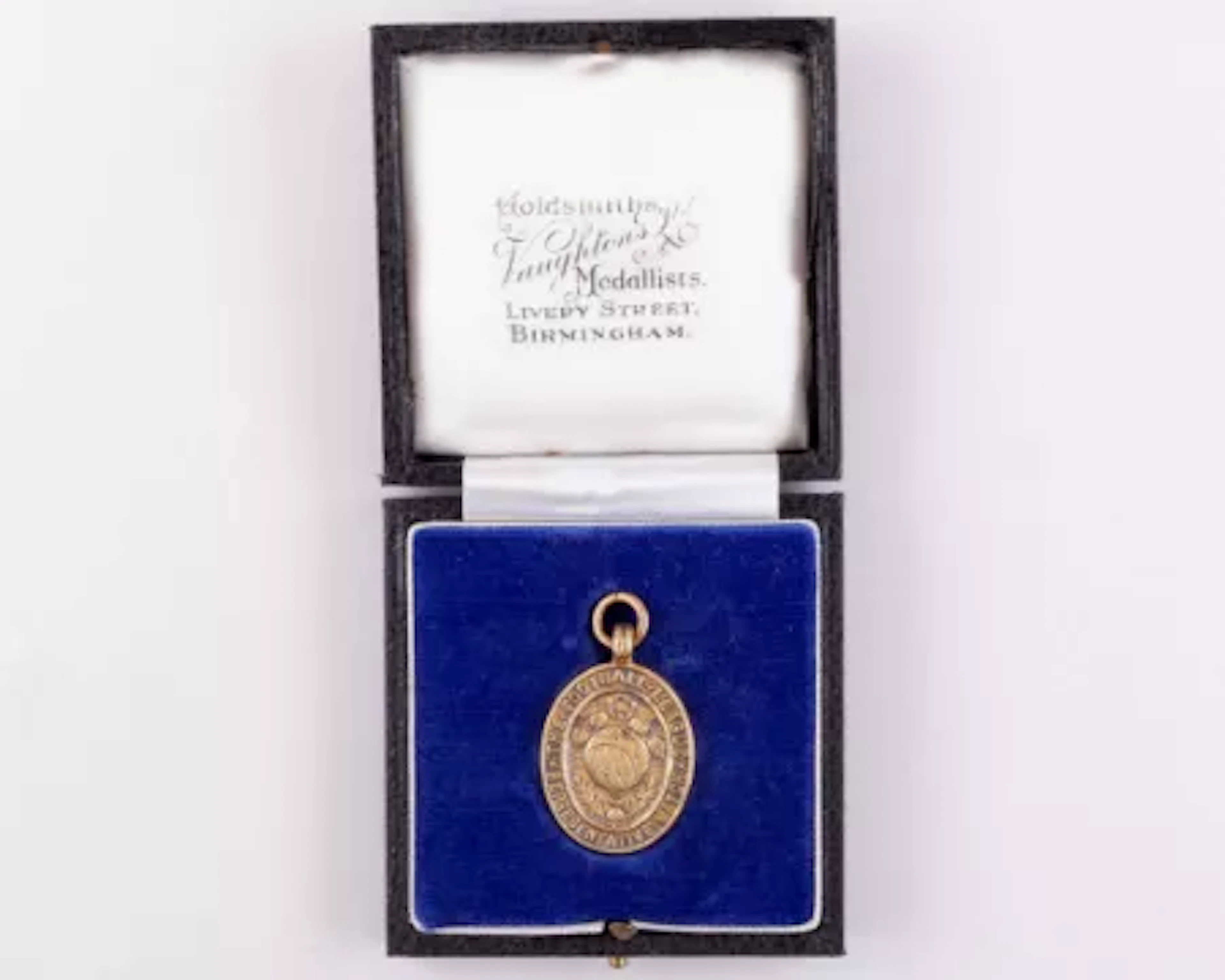 Emlyn Hughes a silver-gilt Inter-League medal, 1972