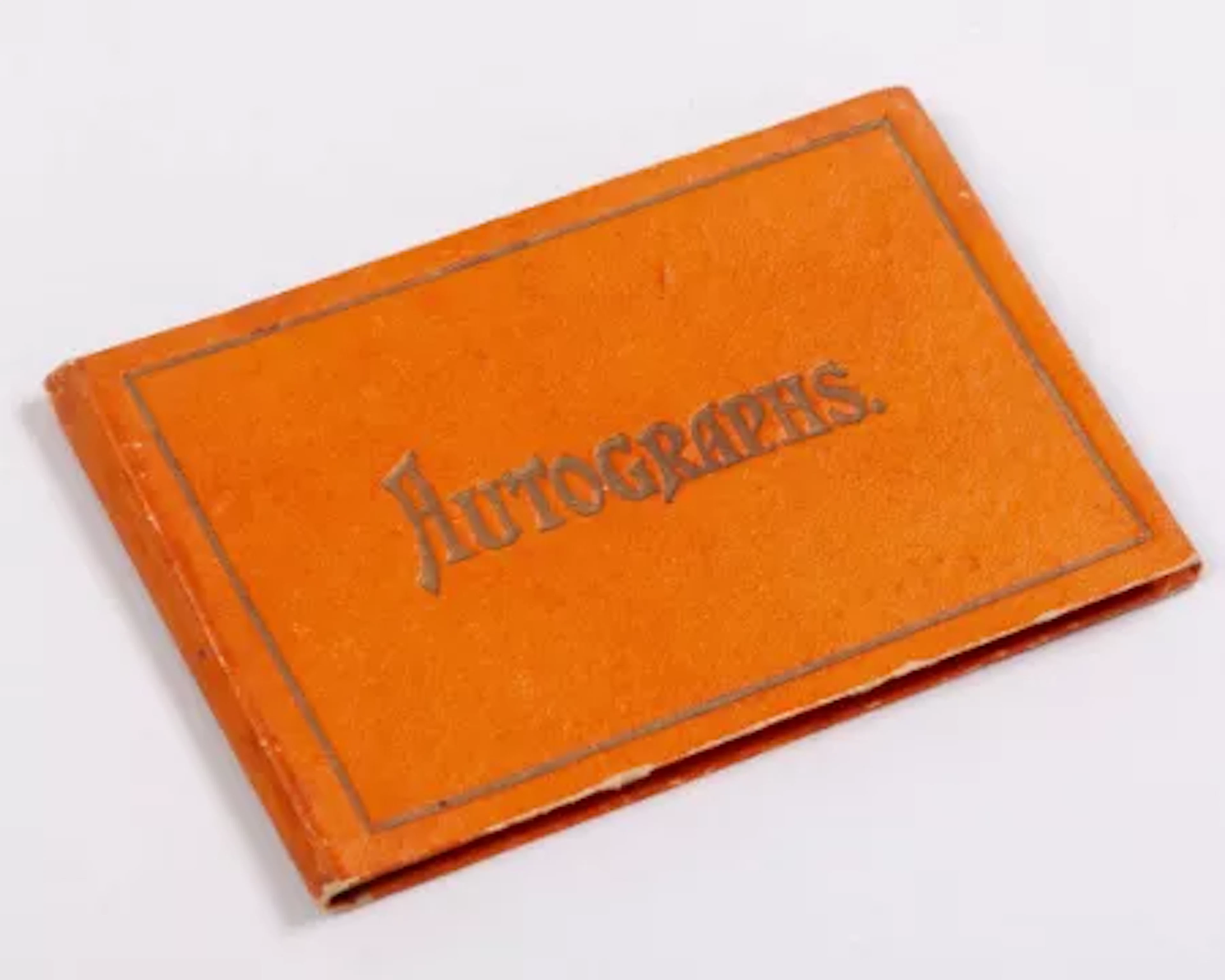 An early cricket autograph album, Scarborough Festival, 1920