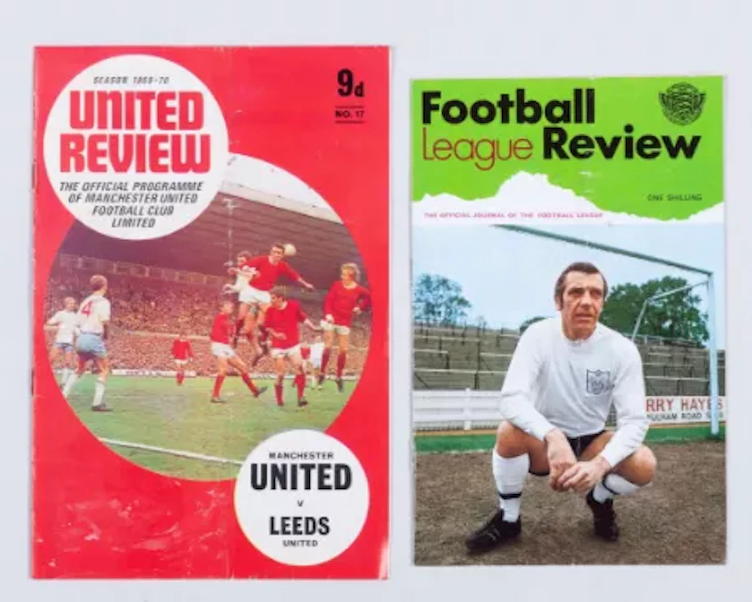 Manchester United v. Leeds United postponed match programme, 20th December 1969