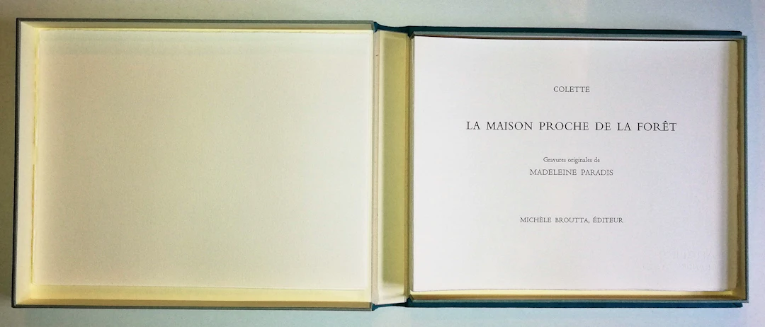 Colette - La maison proche de la forêt - Illustré par des gravures