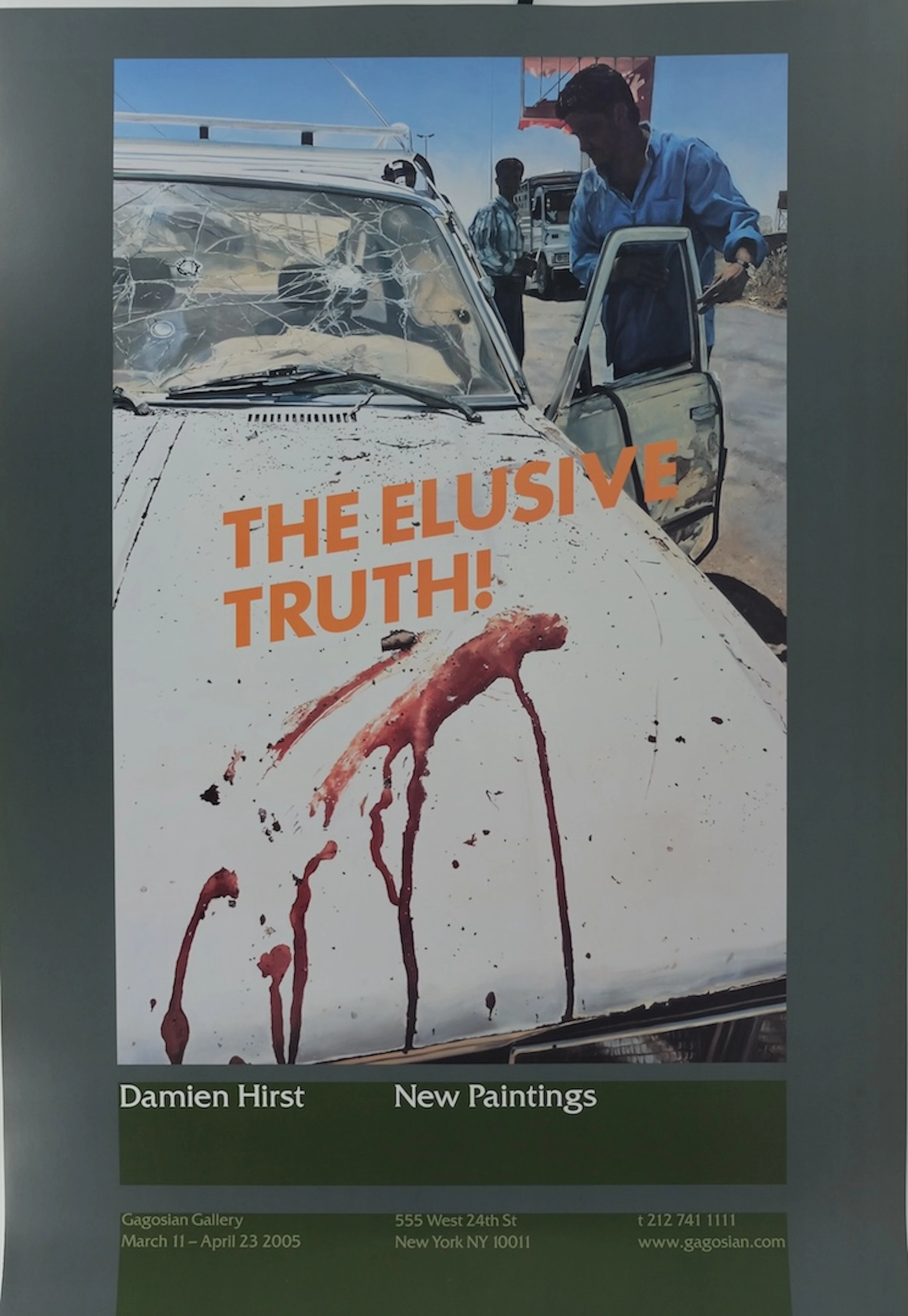 Damien HIRST : The elusive truth - Affiche originale en couleurs