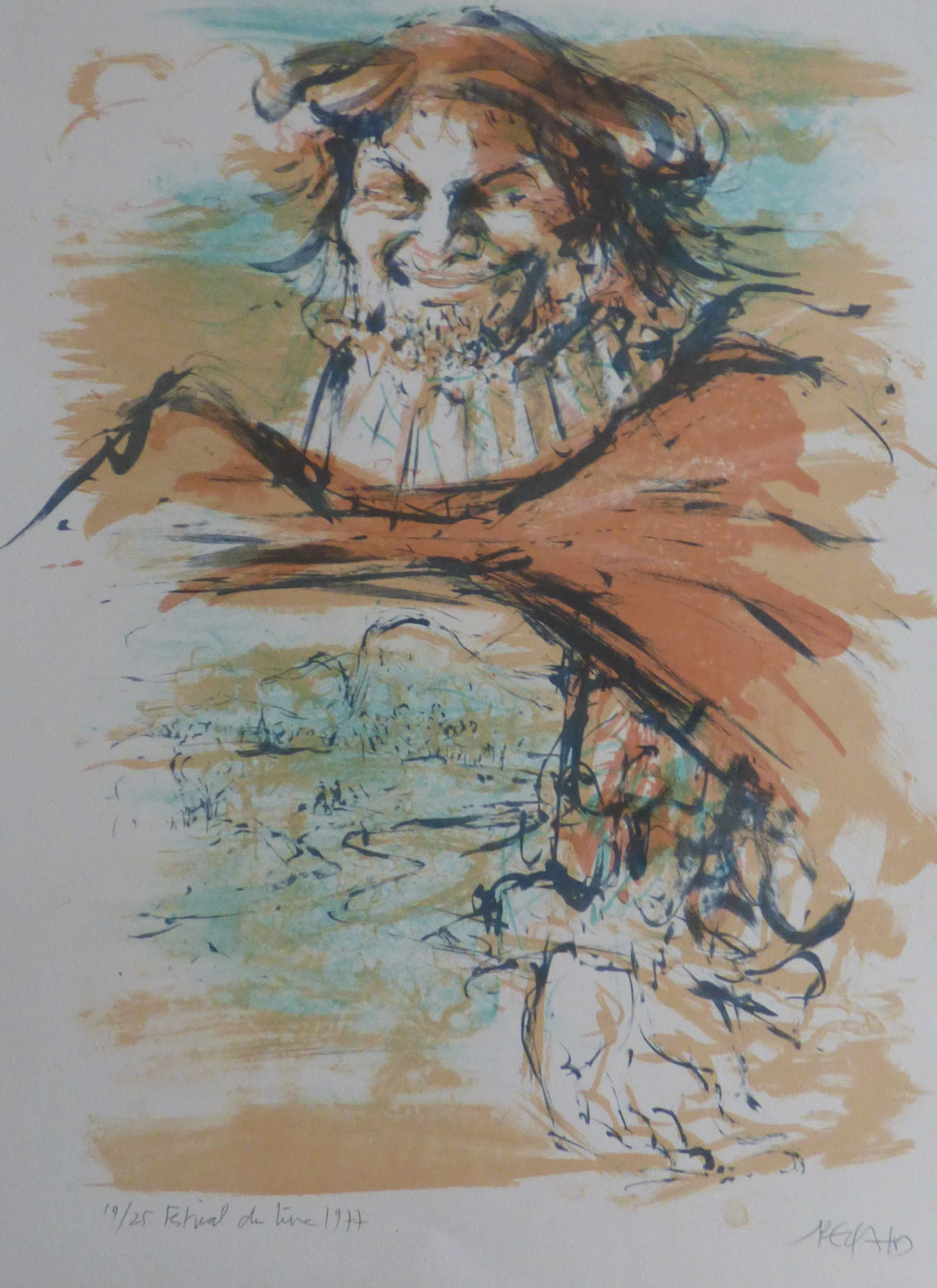 Jacques PECNARD - Festival du Livre, 1977 - Lithographie originale