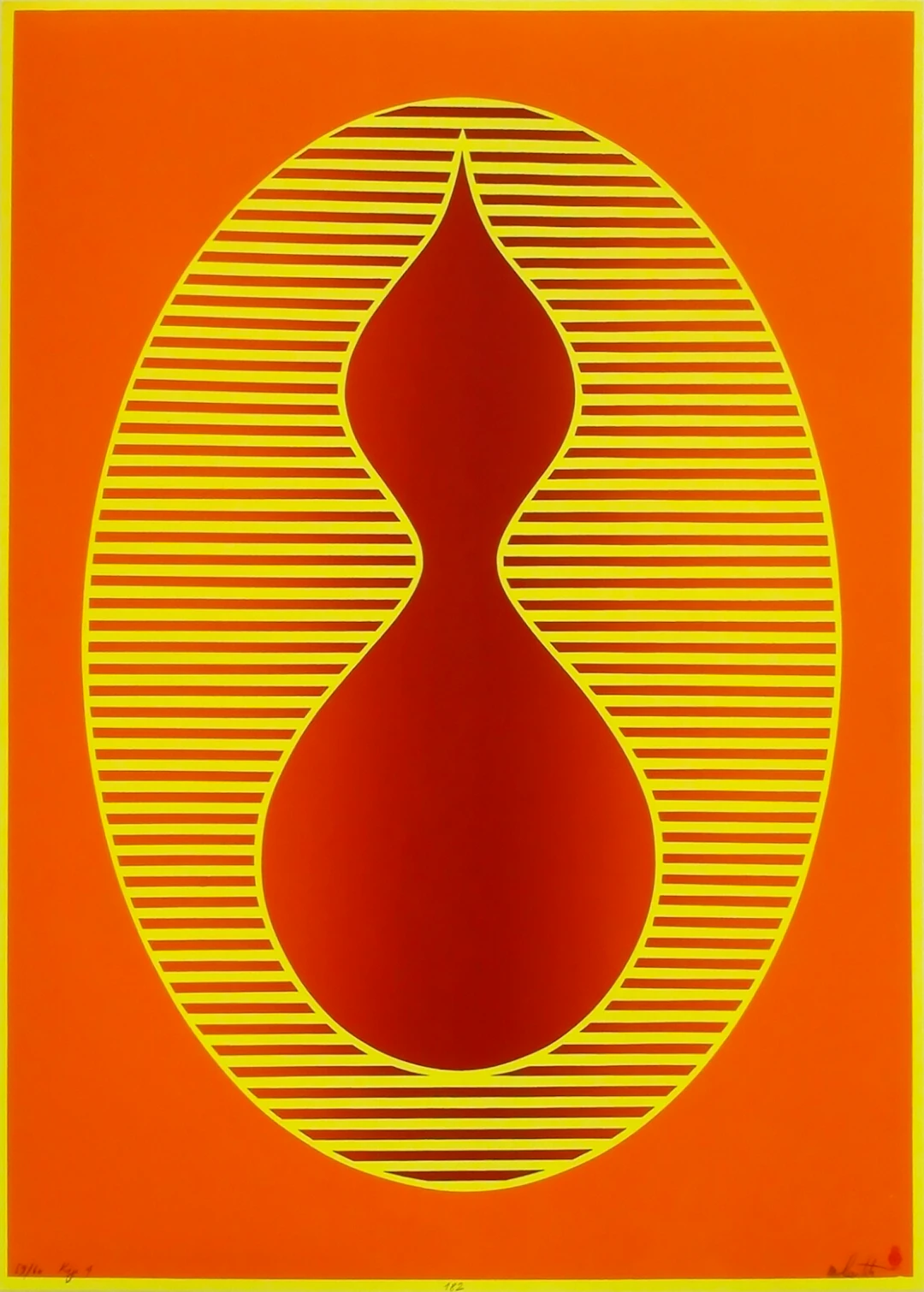 Mircea Milcovitch, Kiji 4, sérigraphie signée, 1971