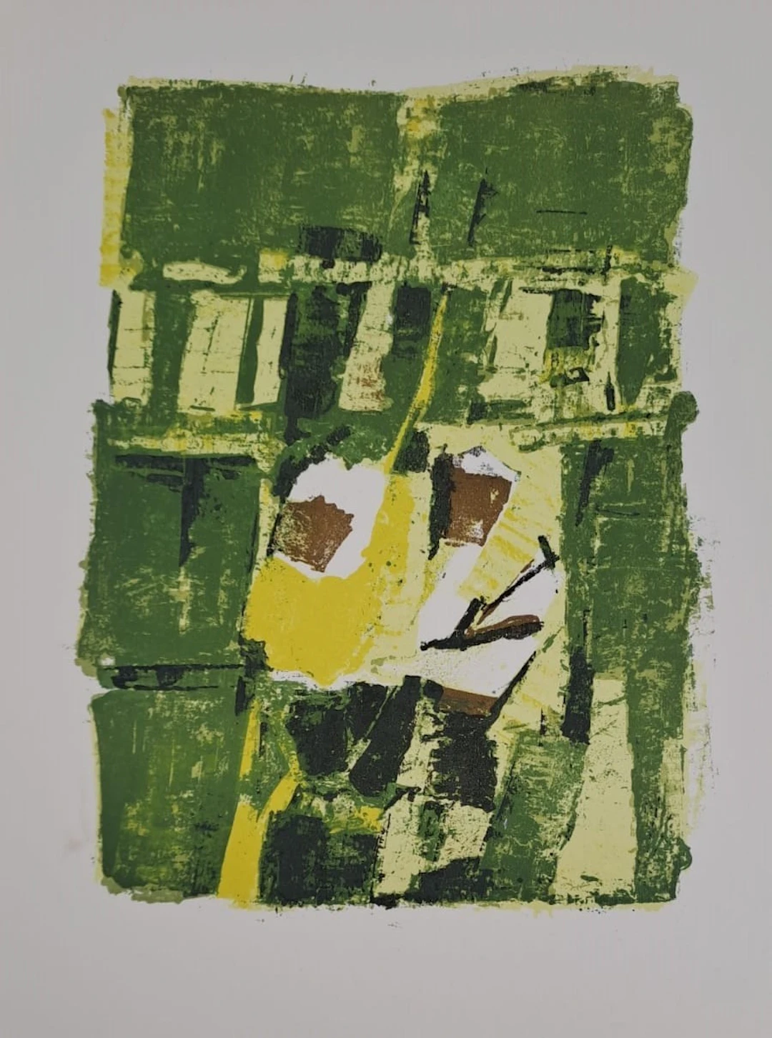 Orlando Pelayo - Composition XV - Lithographie originale