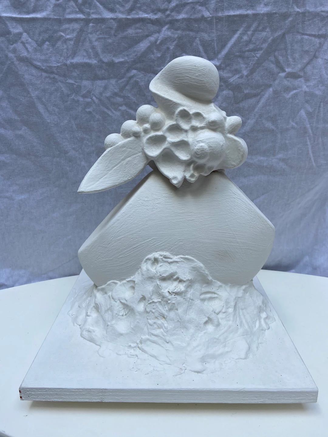 Serge MANSAU - Sculpture fruits et feuillages, 1990