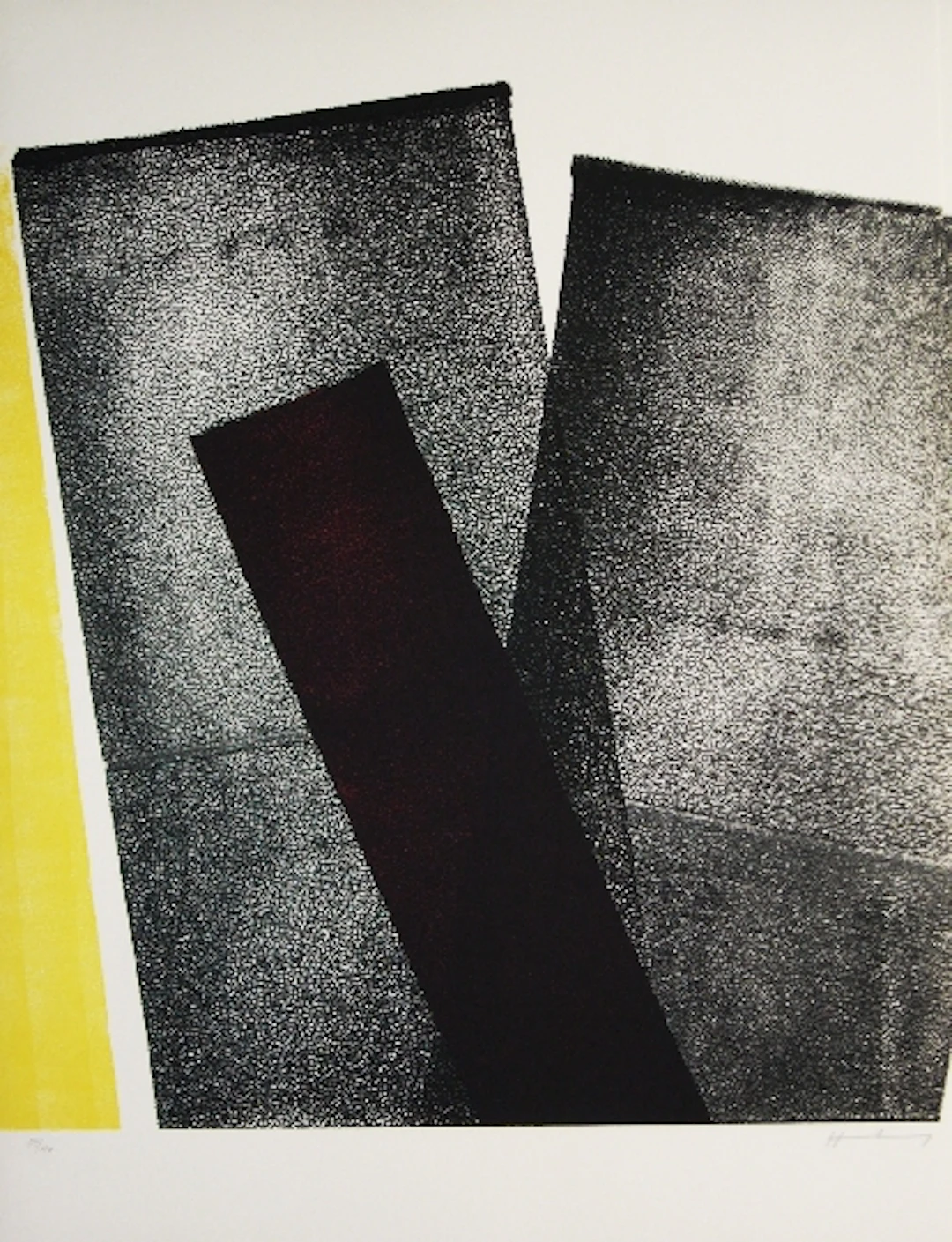 Hans HARTUNG - AL, 1977 - Lithographie signée au crayon