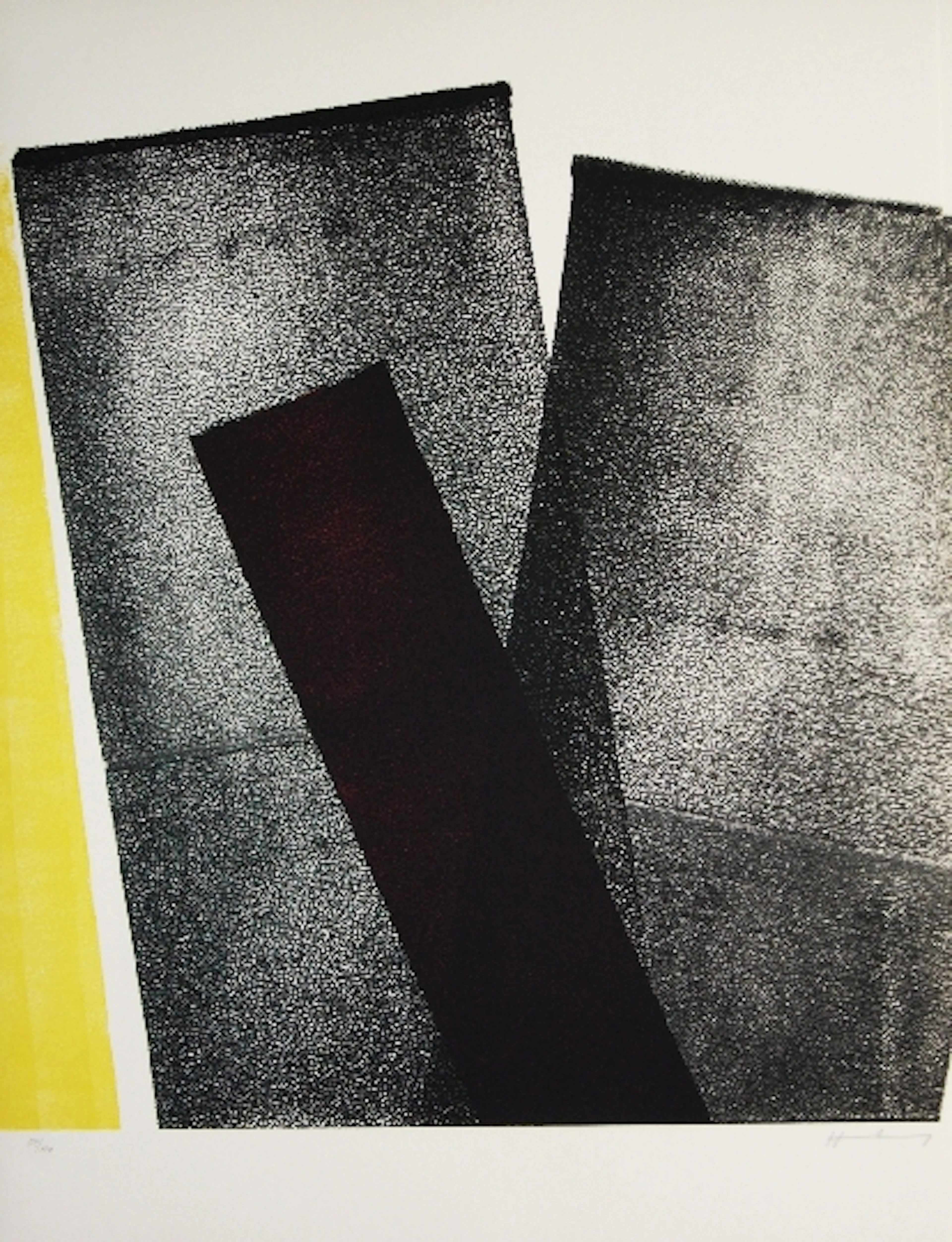 Hans HARTUNG - AL, 1977 - Lithographie signée au crayon