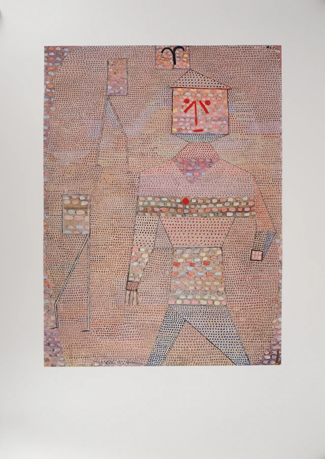 Paul KLEE : Personnage heureux - Lithographie signée