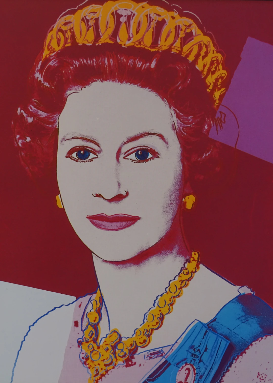 Andy Warhol - Reine Elizabeth II du Royaume-Uni, 1987 - Serigrahy