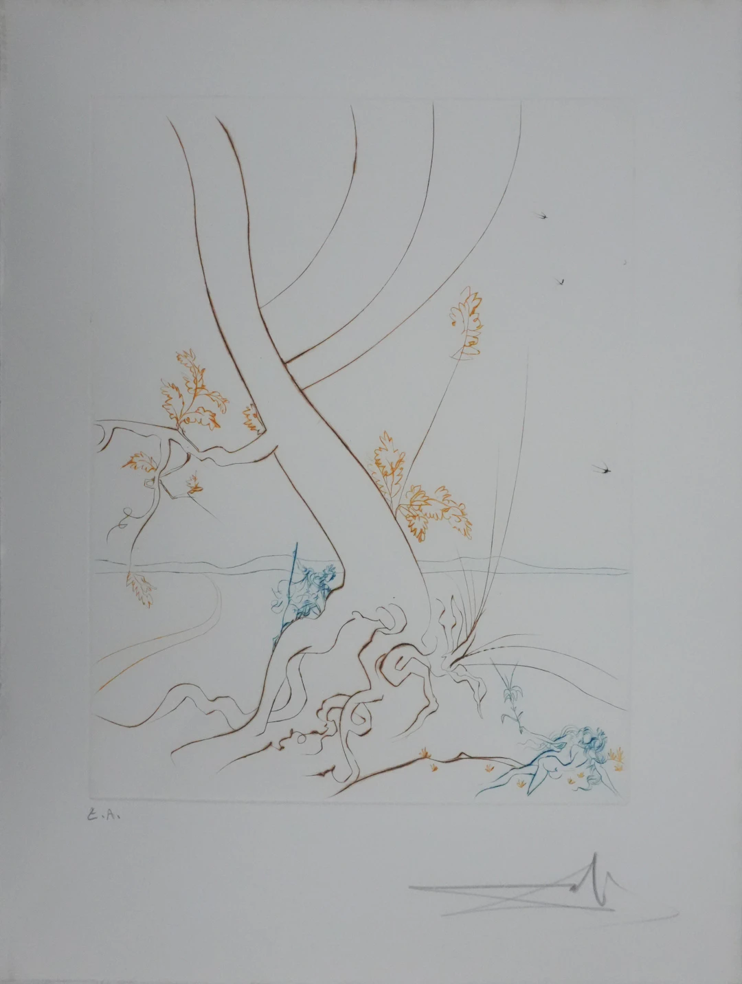 Salvador Dali - Paradis Perdu : L’arbre de la connaissance, 1974 -