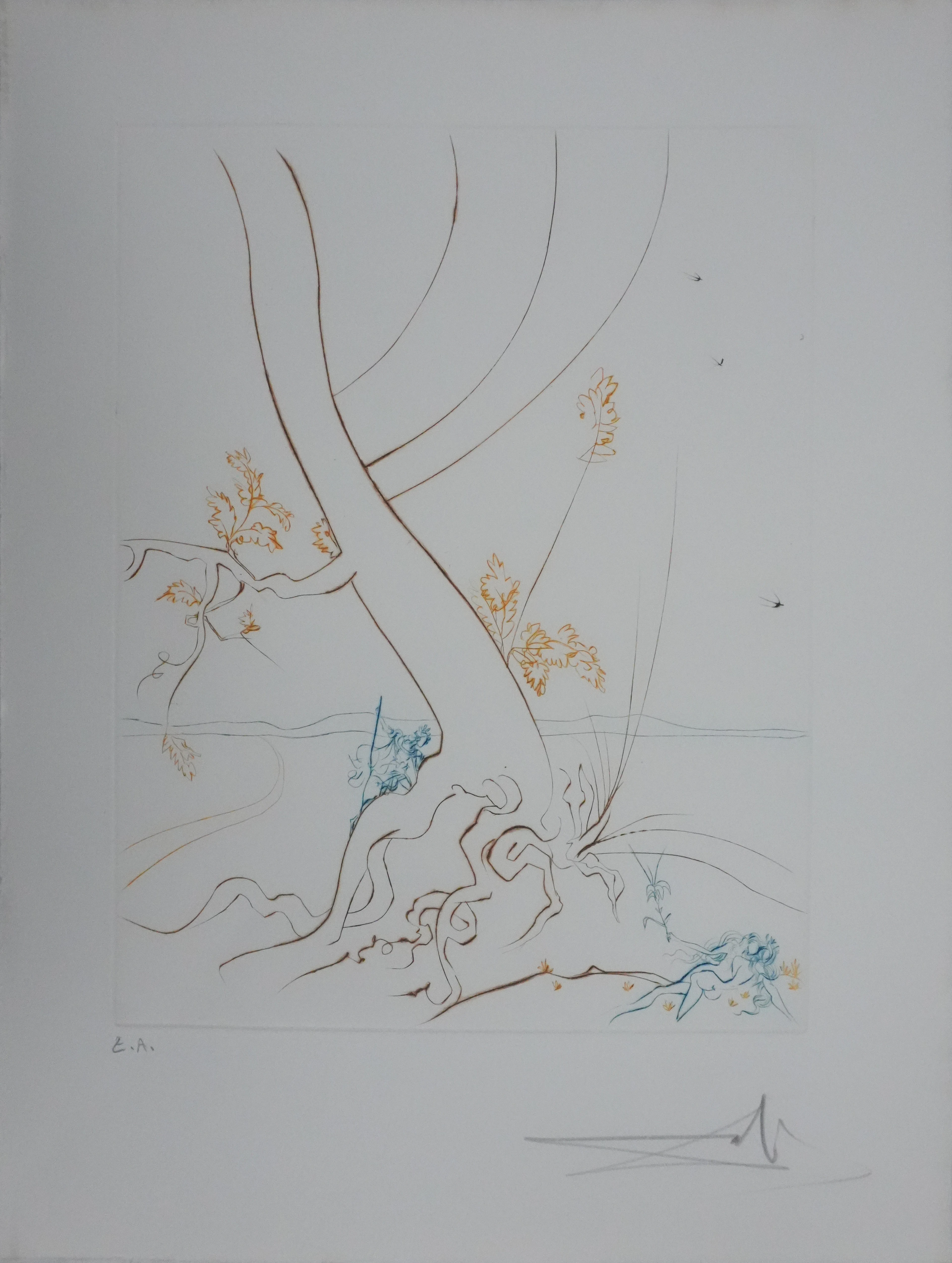 Salvador Dali - Paradis Perdu : L’arbre de la connaissance, 1974 -