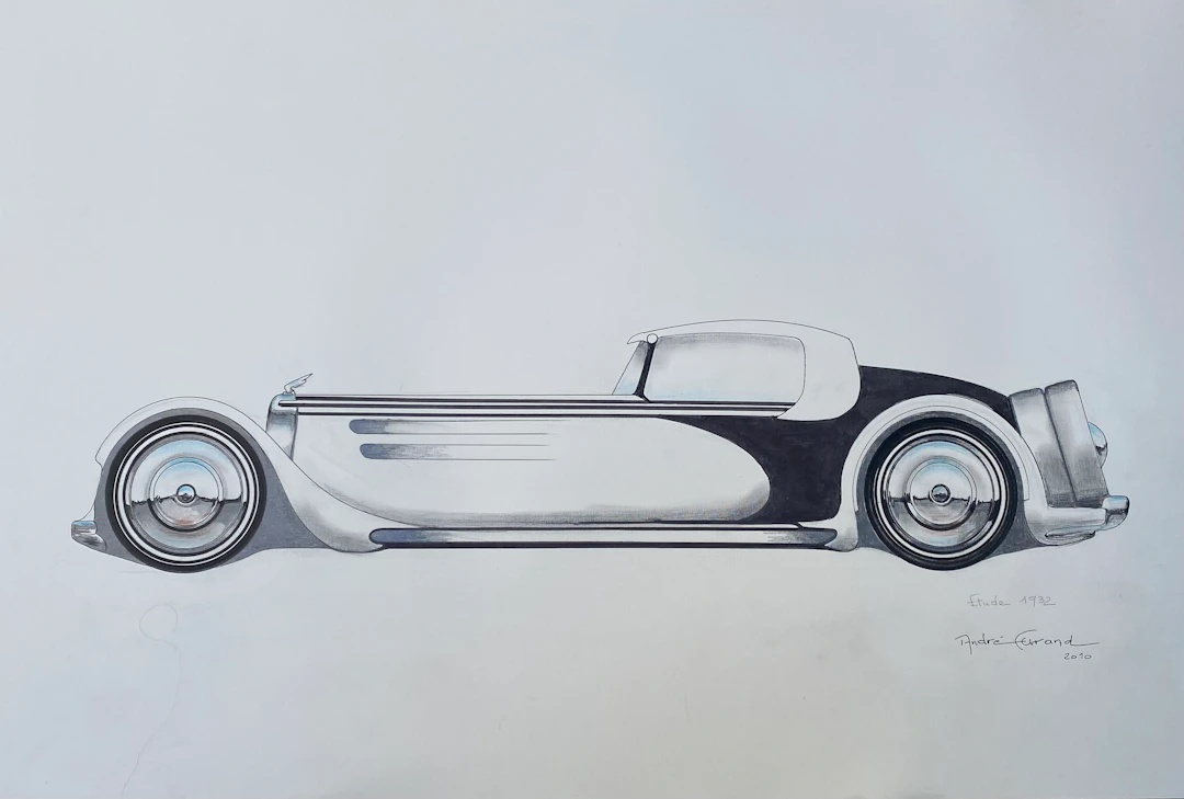 André Ferrand - Dessin « Étude 1932 »