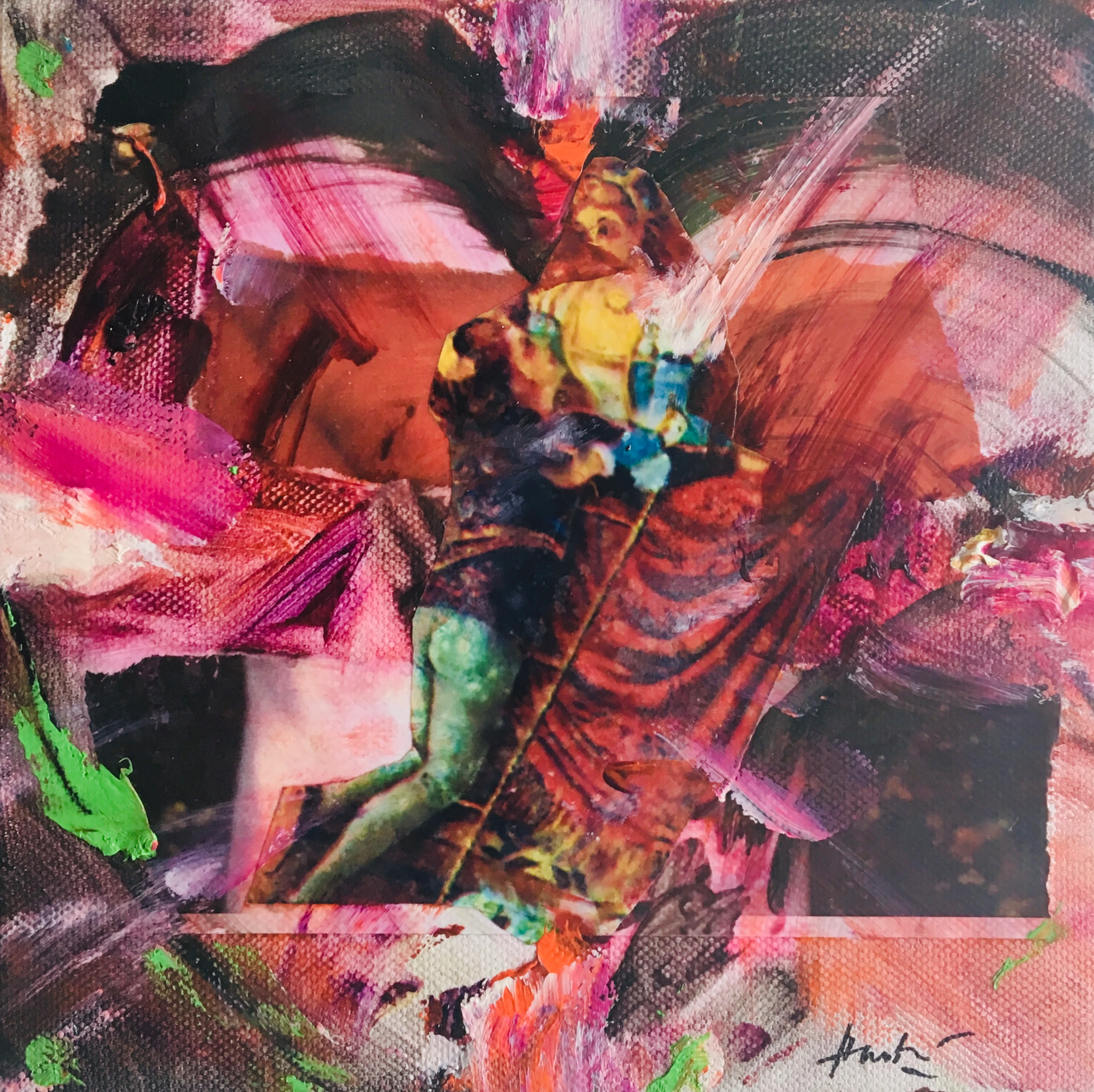 HASTAIRE - Roméo et Juliette XIV, 2009 - Technique mixte sur toile signée