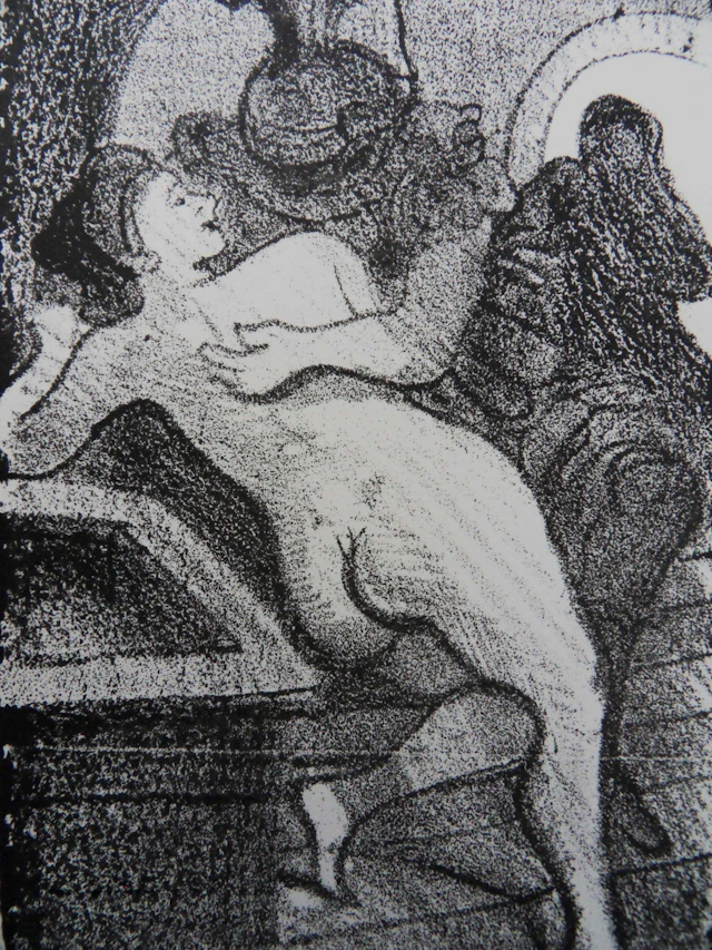 André DERAIN : La fille à soldats - Lithographie originale signée