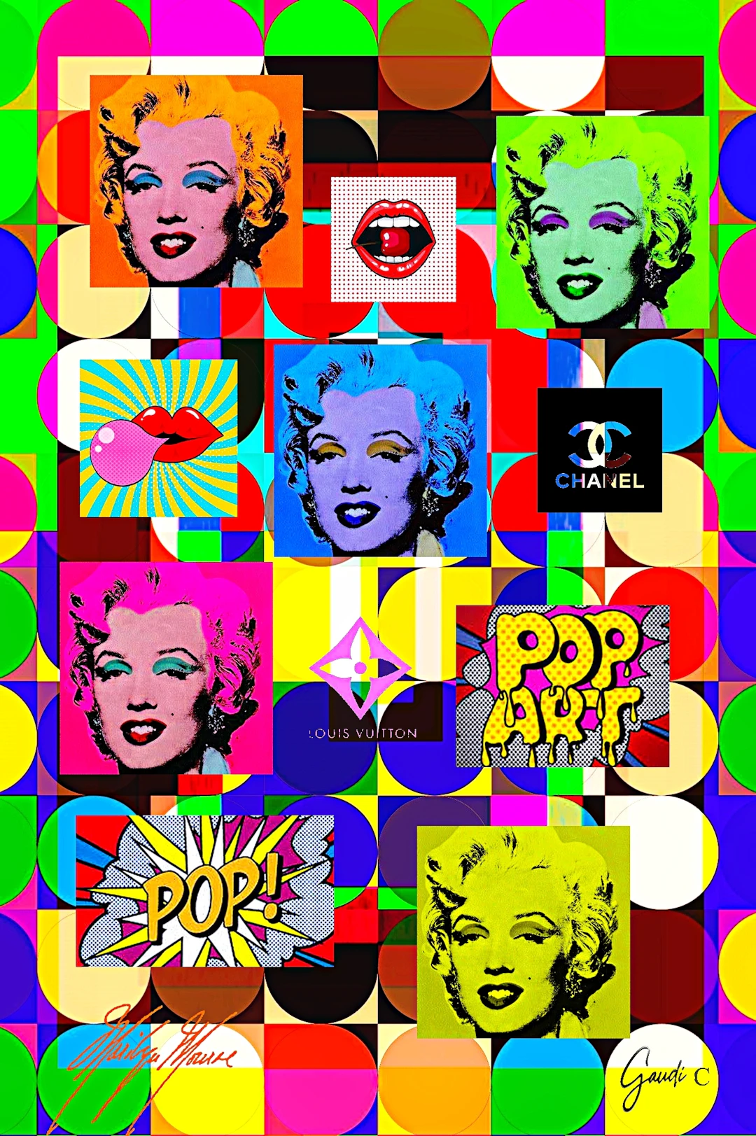 Gaudi .C - Marilyn-60-s-pop-art, 2025