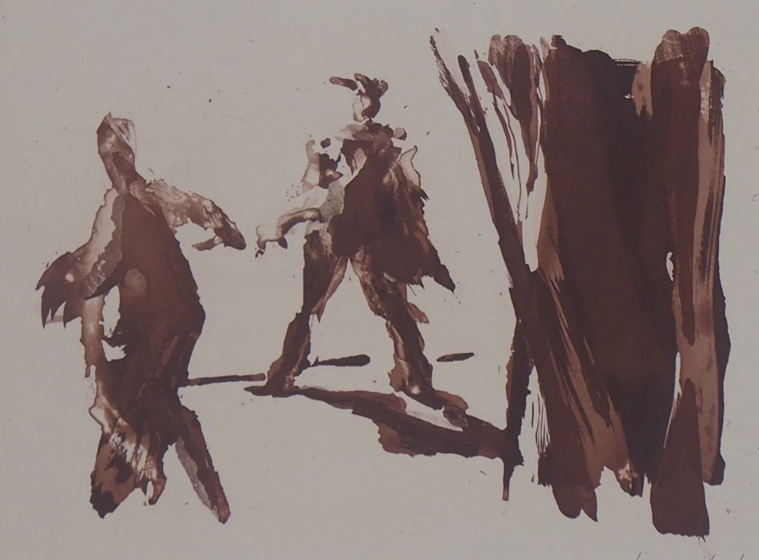 Etienne Lodého - En Scène, 1991 - Gravure originale signée