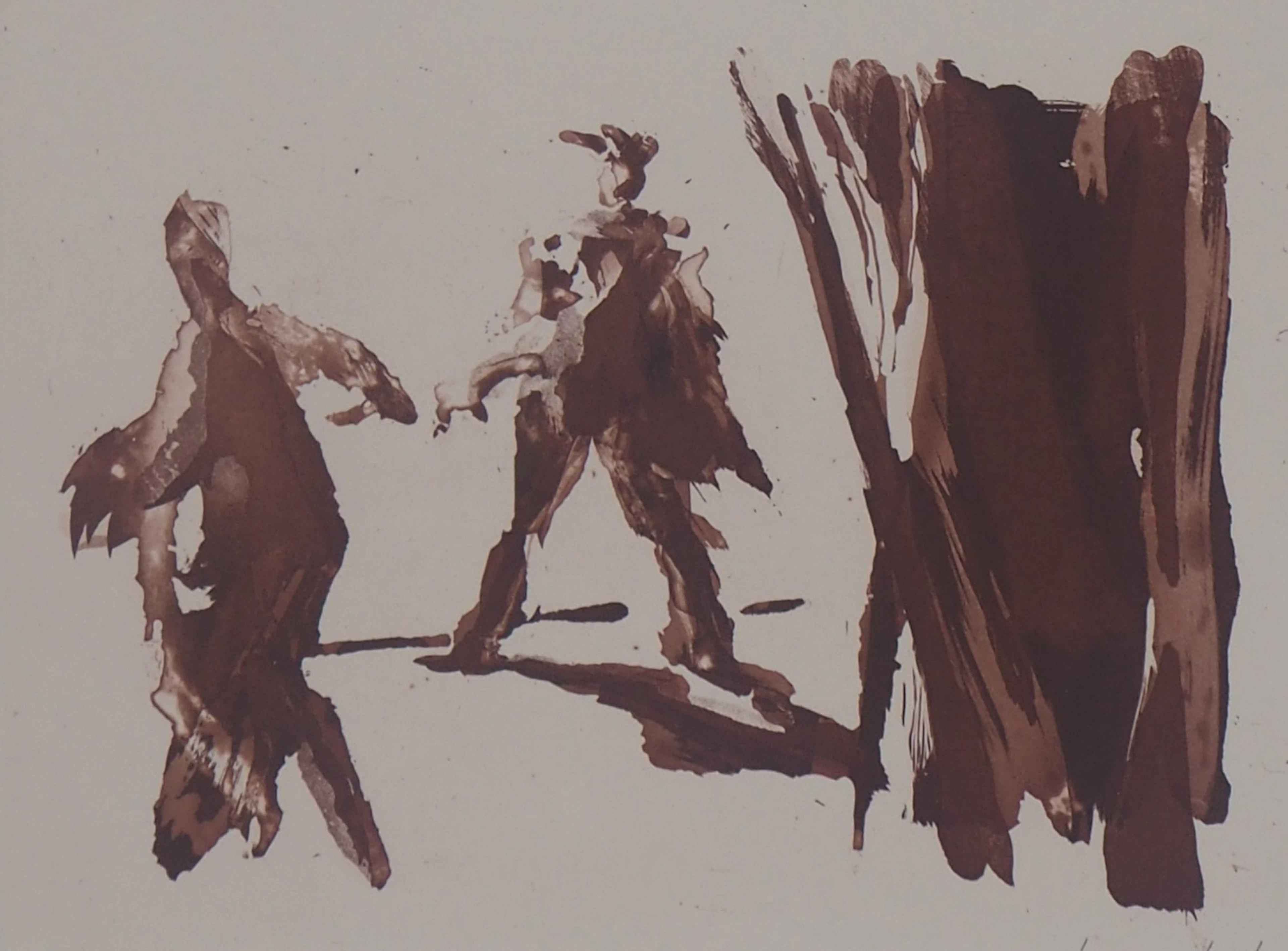 Etienne Lodého - En Scène, 1991 - Gravure originale signée
