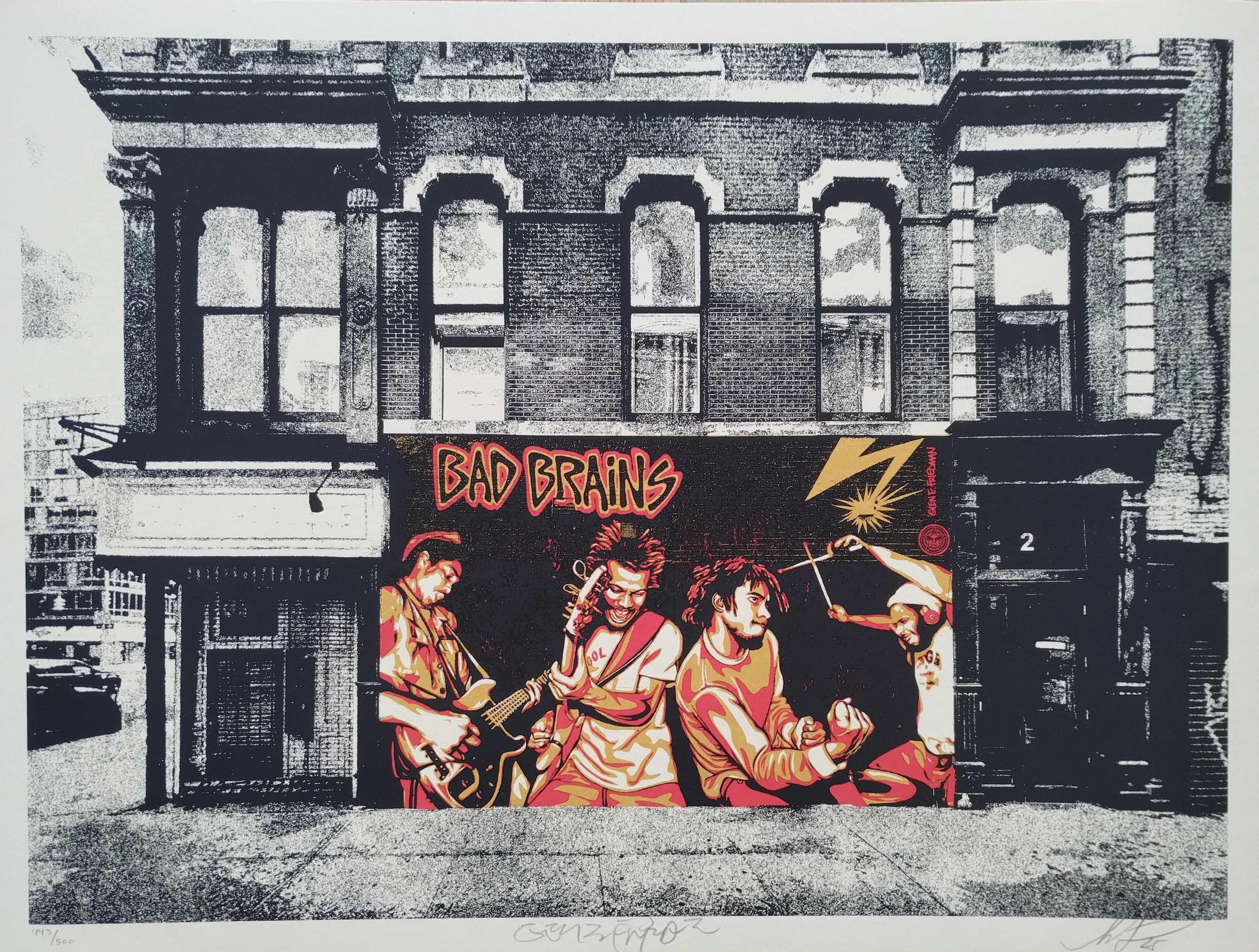 Shepard Fairey (Obey Giant) - Bad Brains Bowery and Bleecker 2025