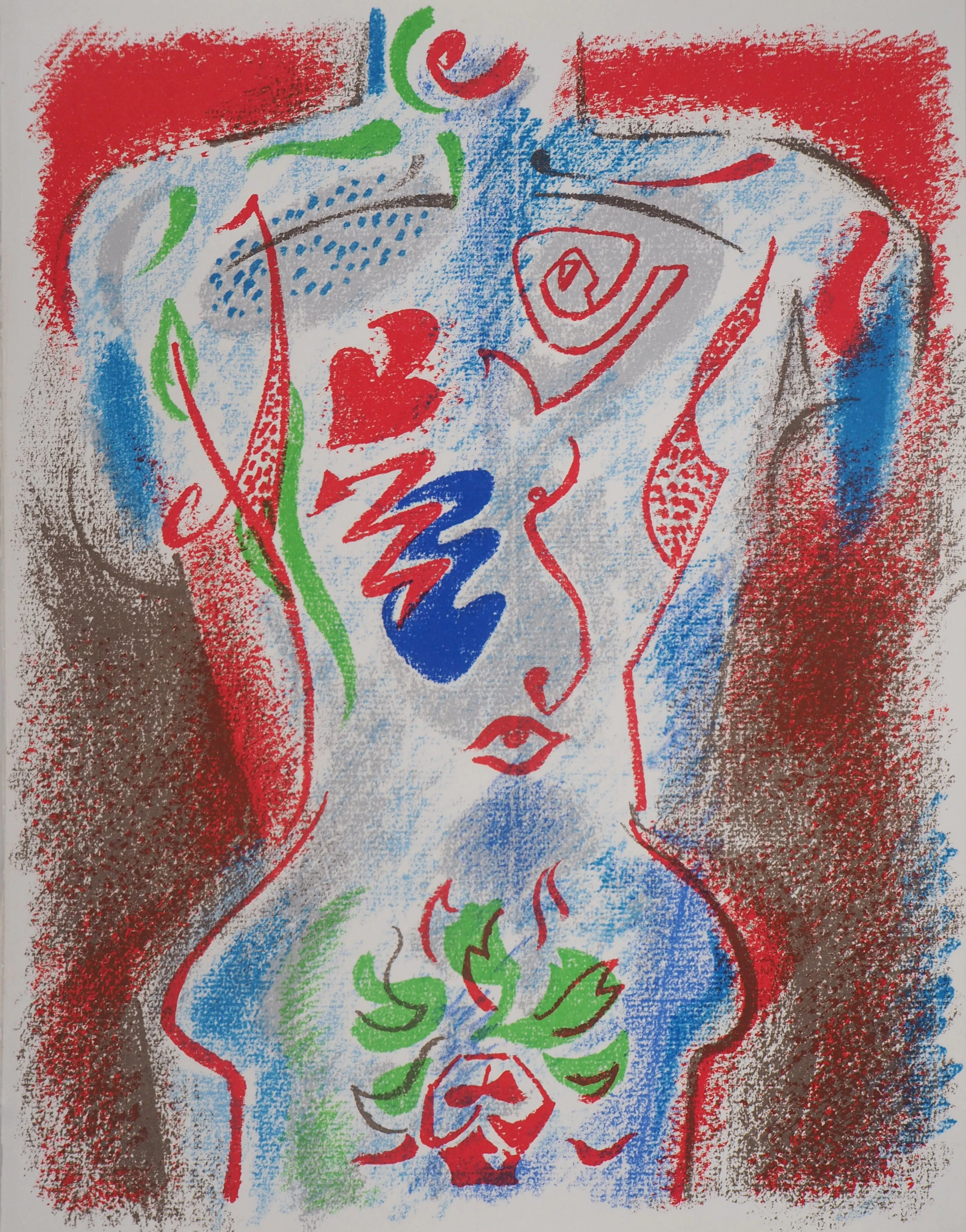 André MASSON - Cupidon, le dieu de l’amour, 1972 - Lithographie originale