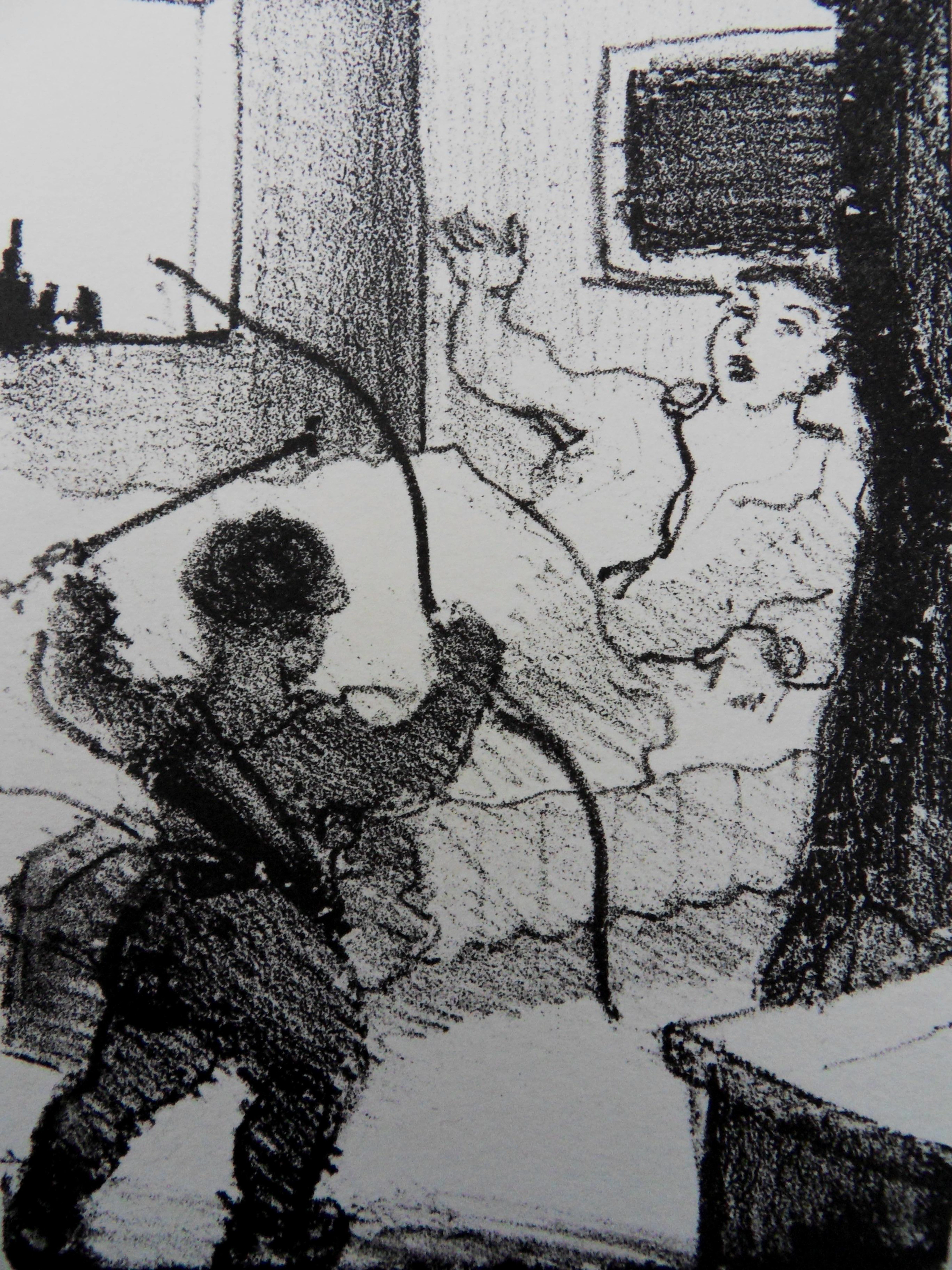 André DERAIN : Cupidon et les flèches de l’amour - Lithographie originale