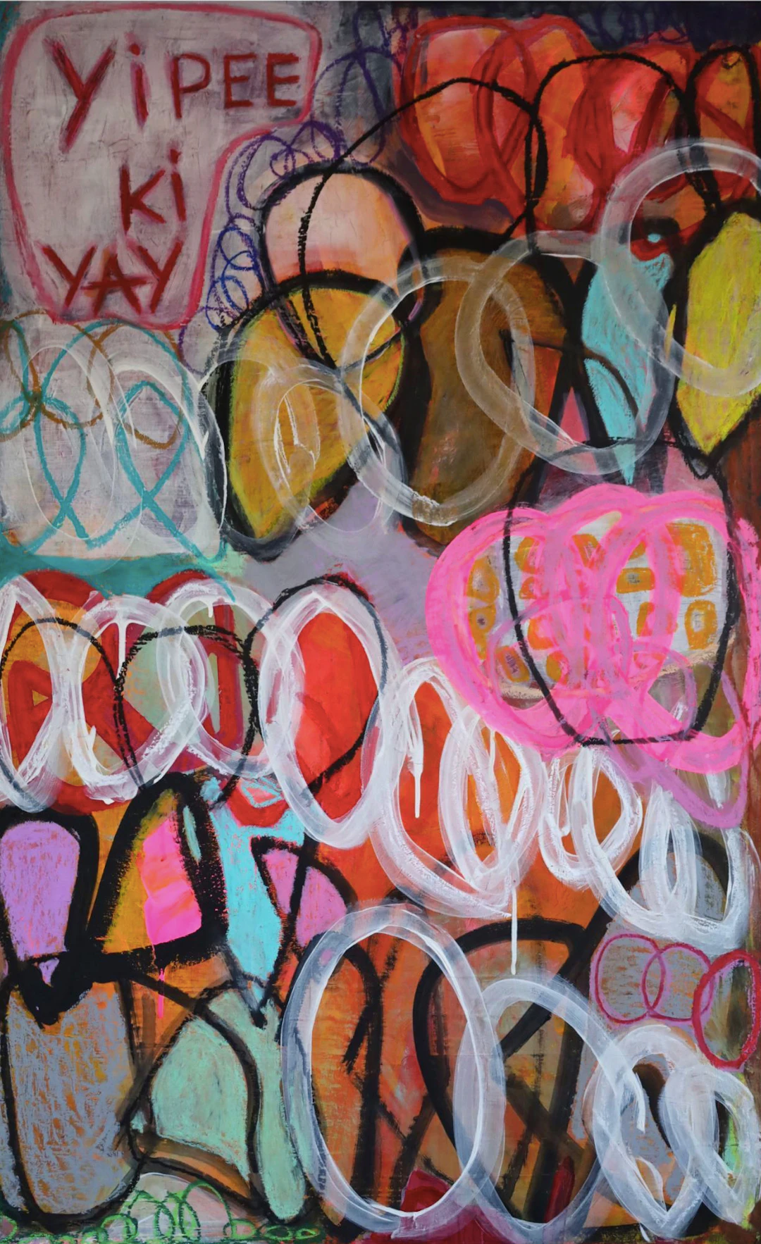 Mr Garcia - YIPEE-KI-YAY - Acrylique sur toile