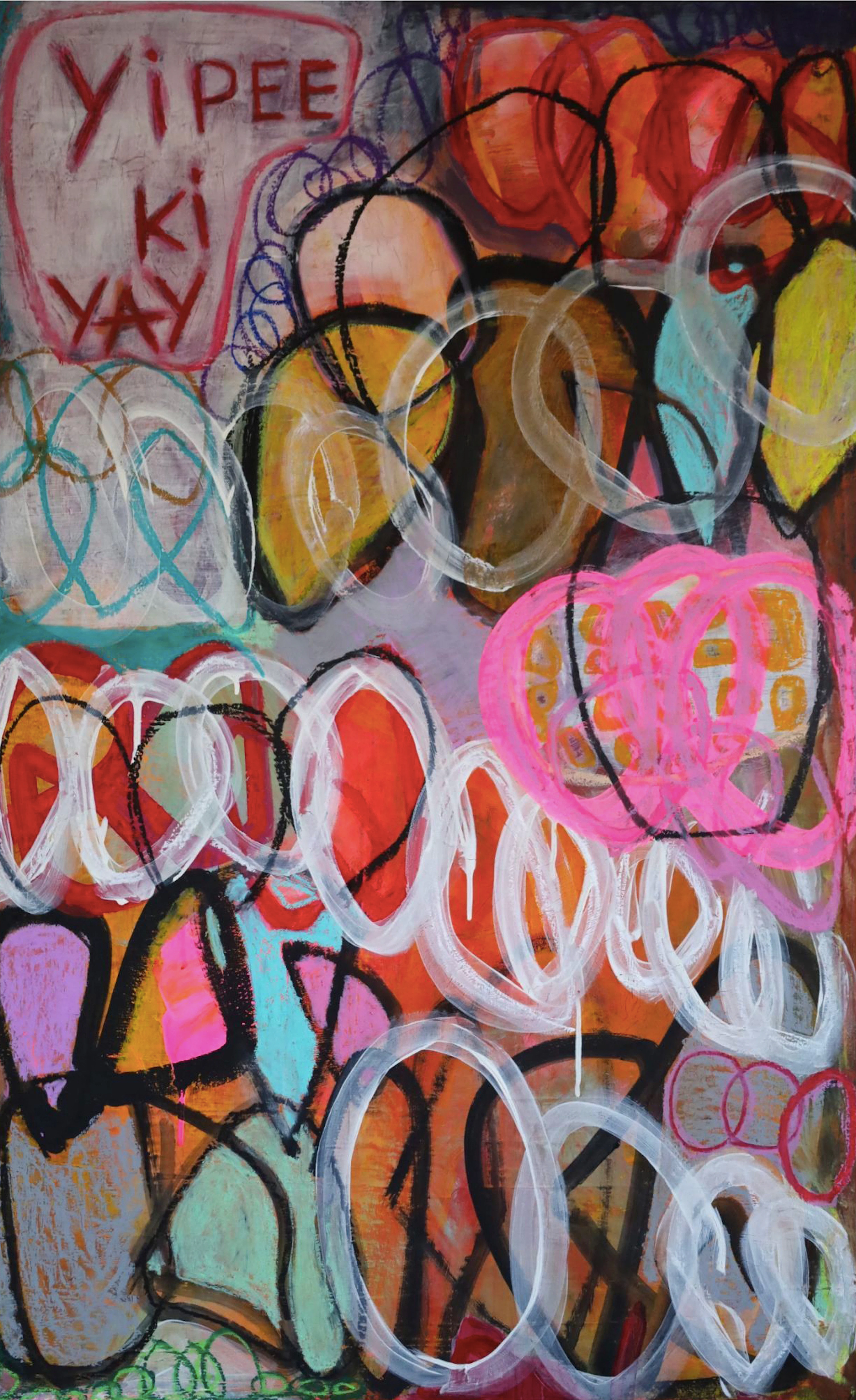 Mr Garcia - YIPEE-KI-YAY - Acrylique sur toile