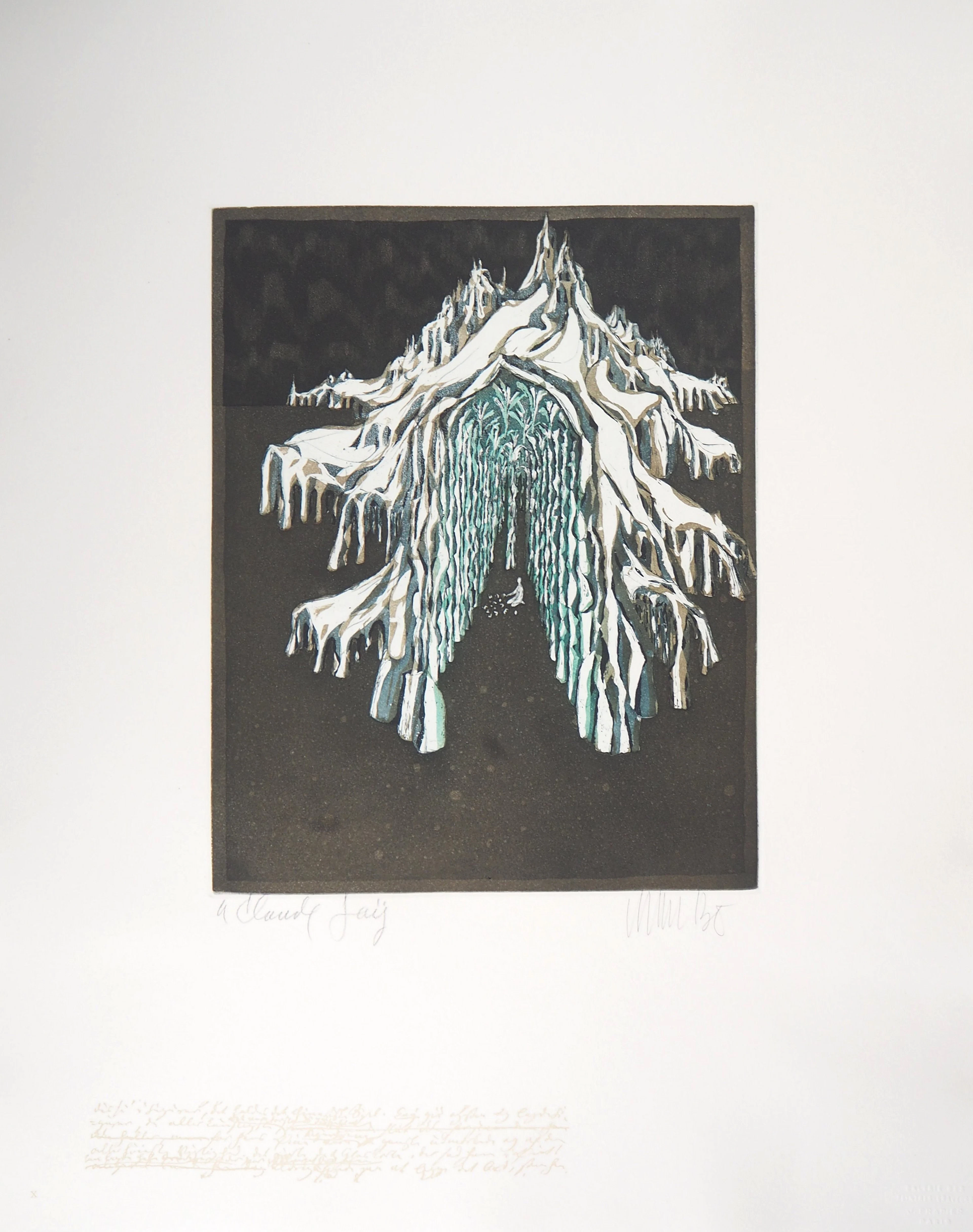 Lars BO : Le Palais de la reine des neiges, 1969 - Gravure originale