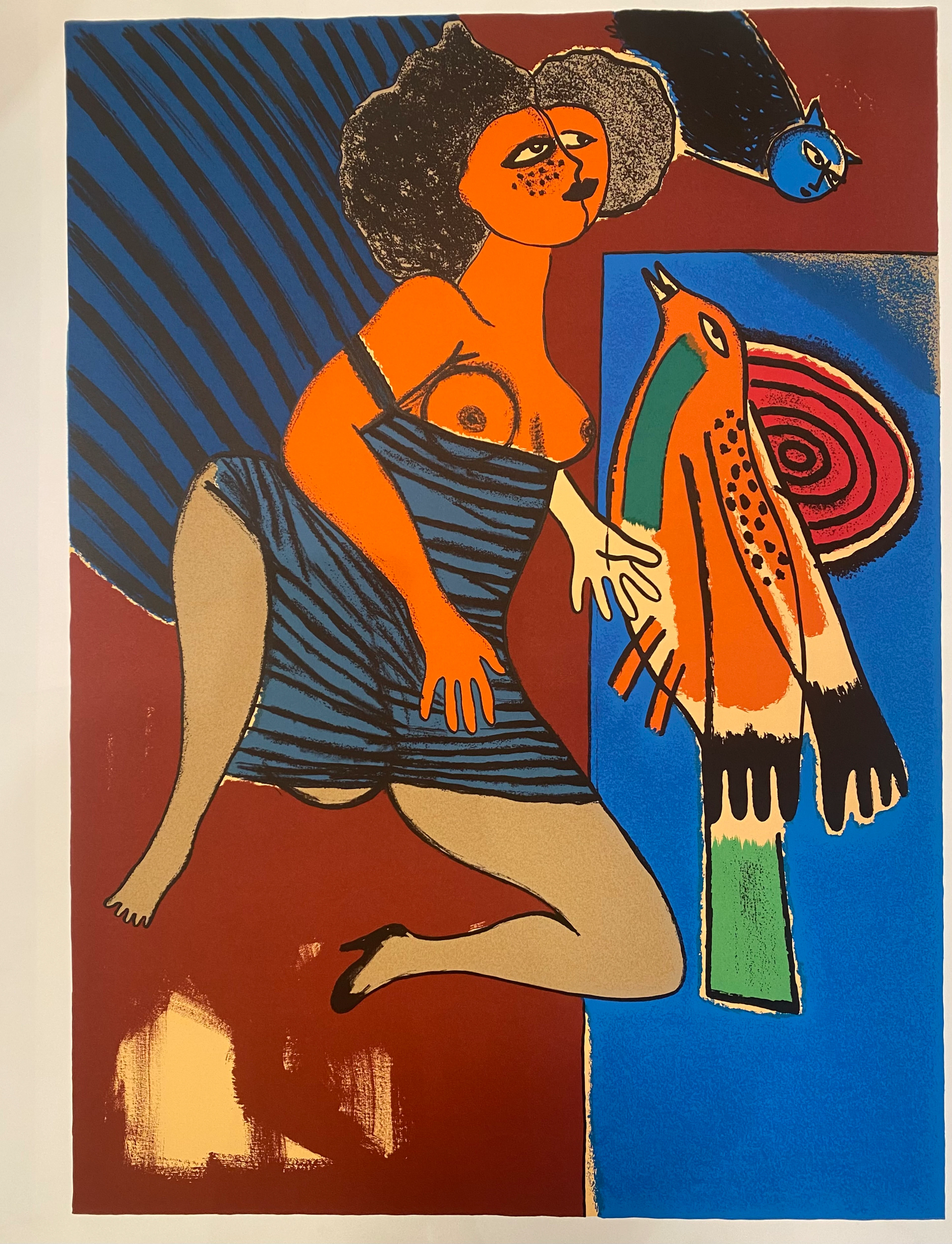 Corneille - L’Oiseau Amoureux - Lithographie - 2001
