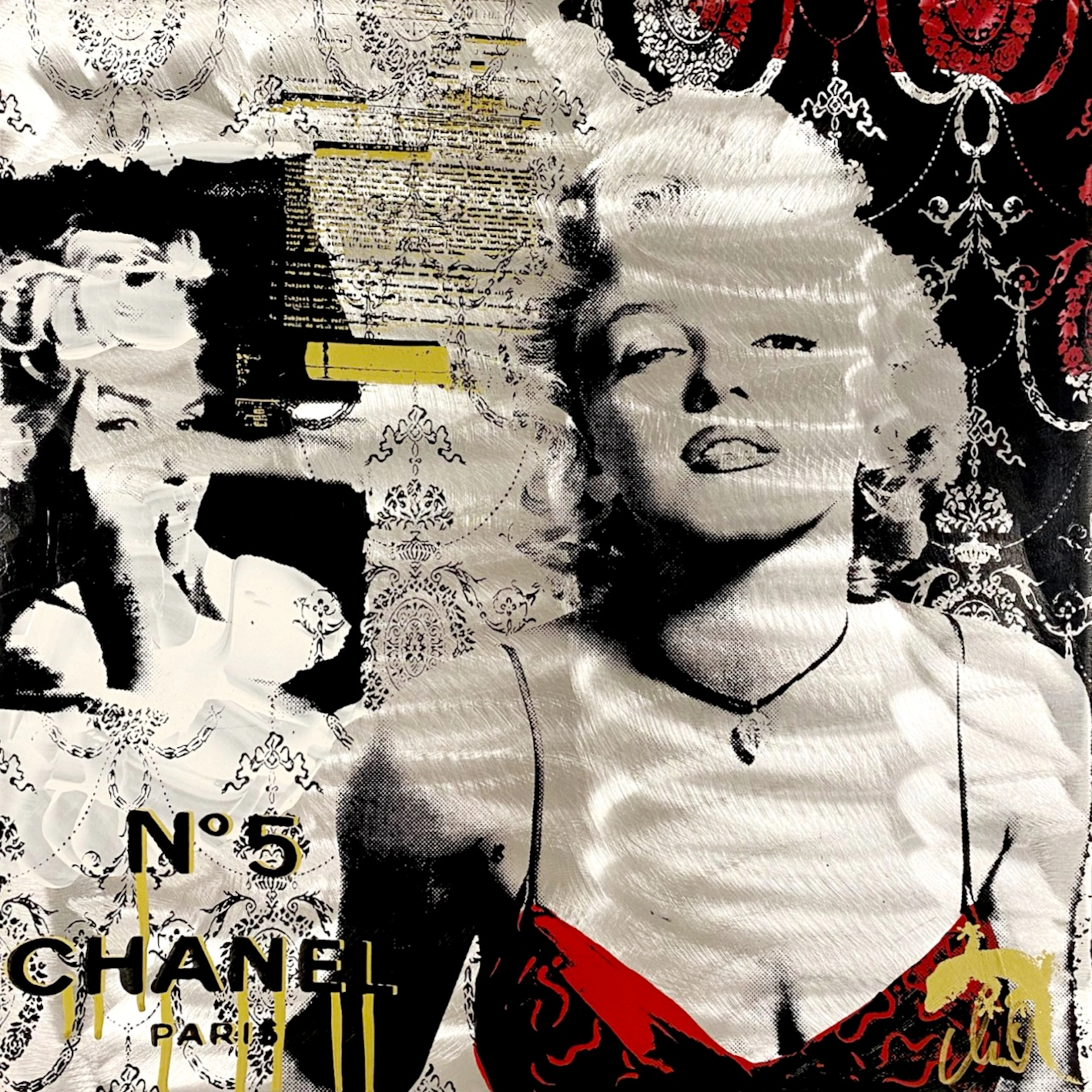 Devin Miles - Marilyn, 2010 - Technique mixte sur aluminium