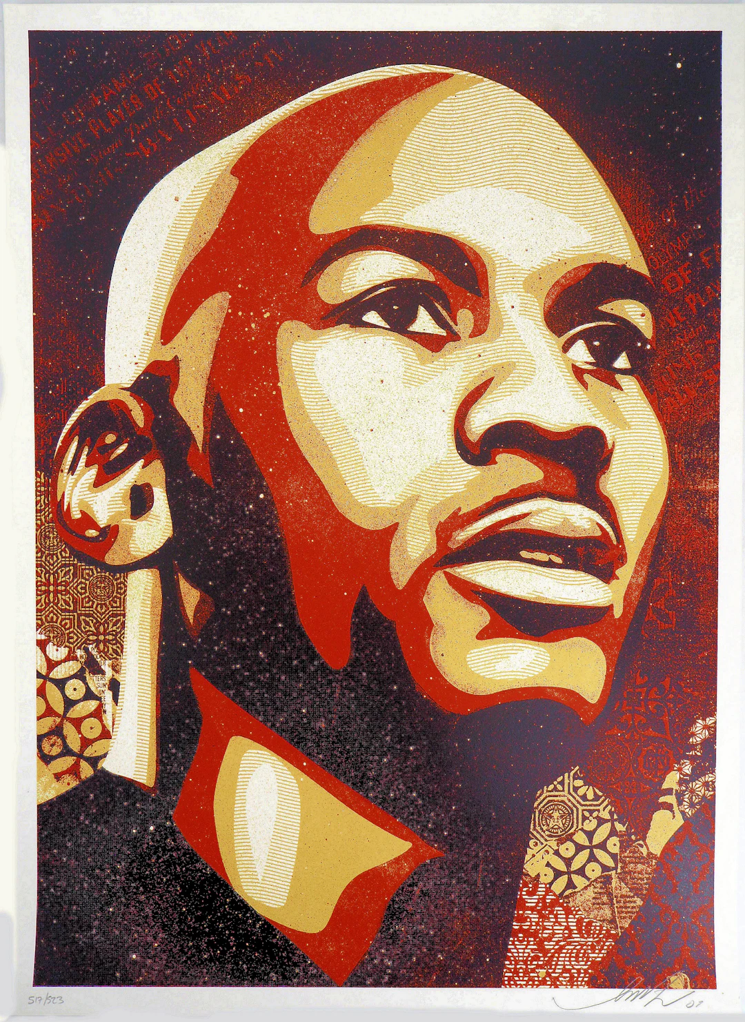 Shepard FAIREY (OBEY) : Michael Jordan - Sérigraphie originale signée