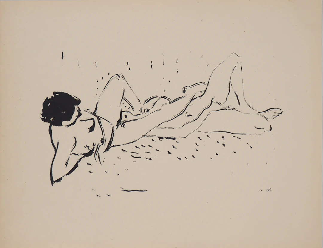 Albert MARQUET - Plaisir et volupté, 1925 - Lithographie originale signée
