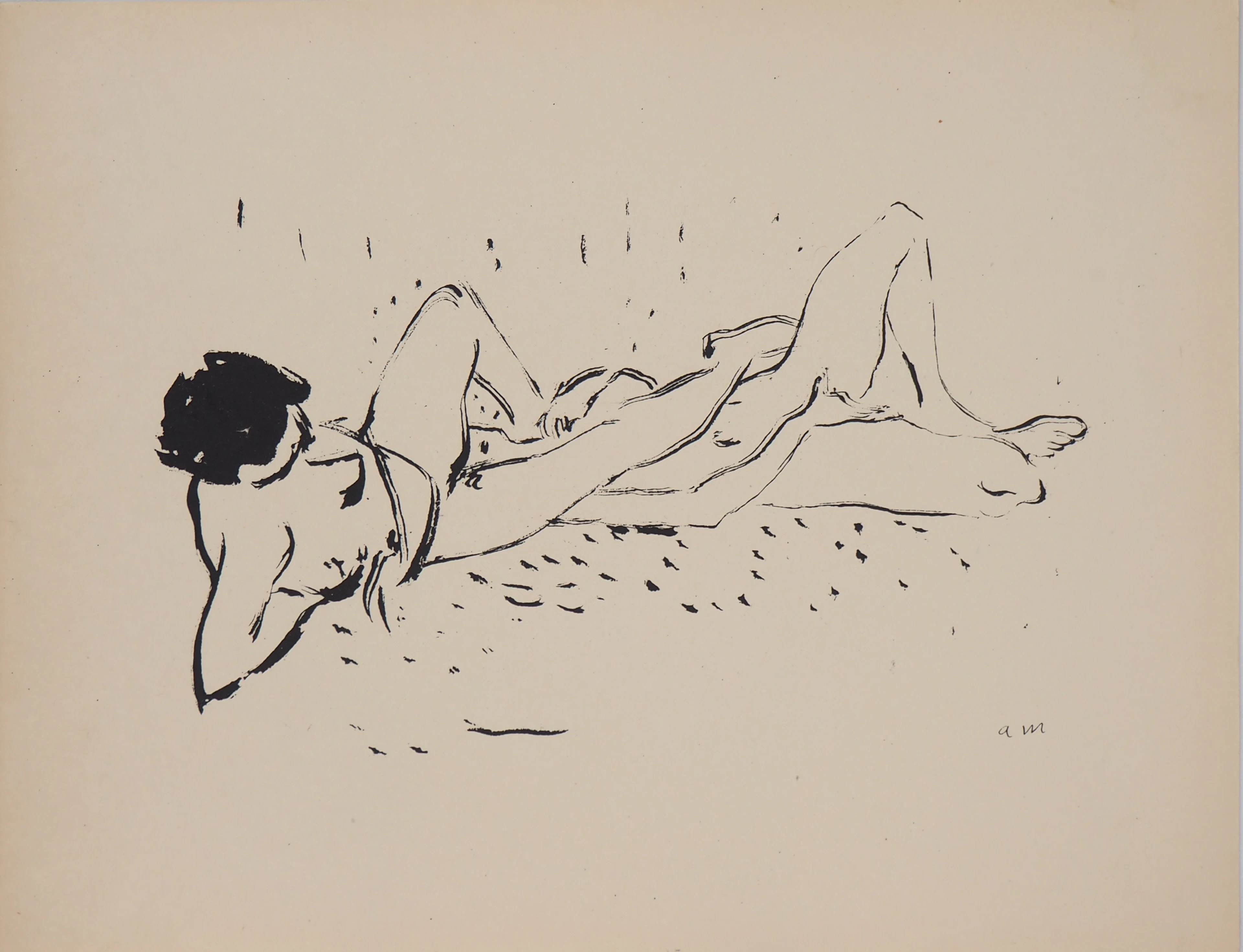 Albert MARQUET - Plaisir et volupté, 1925 - Lithographie originale signée