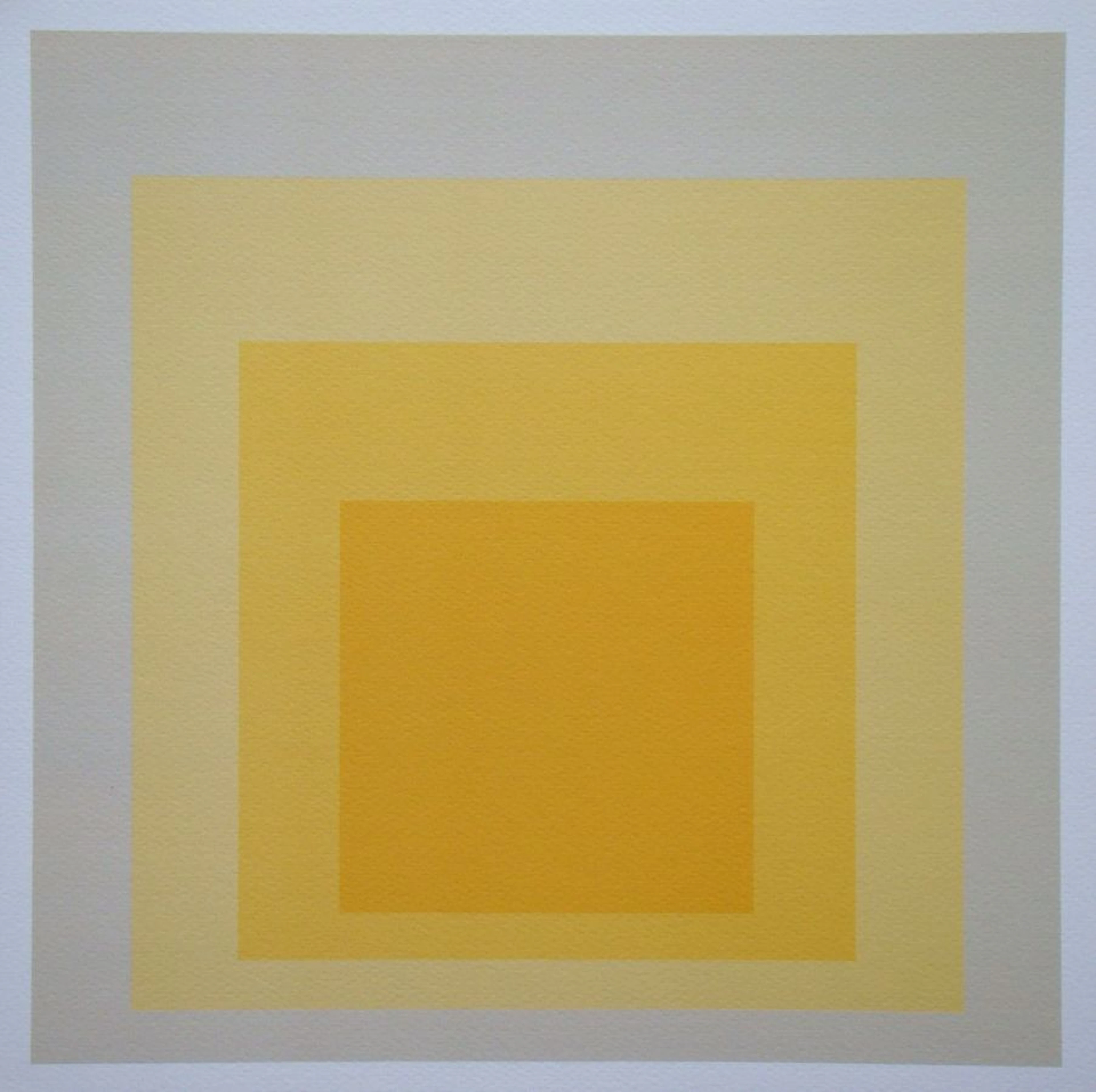 Josef ALBERS (d'après) - Hommage à la place, 1979 - Sérigraphie en