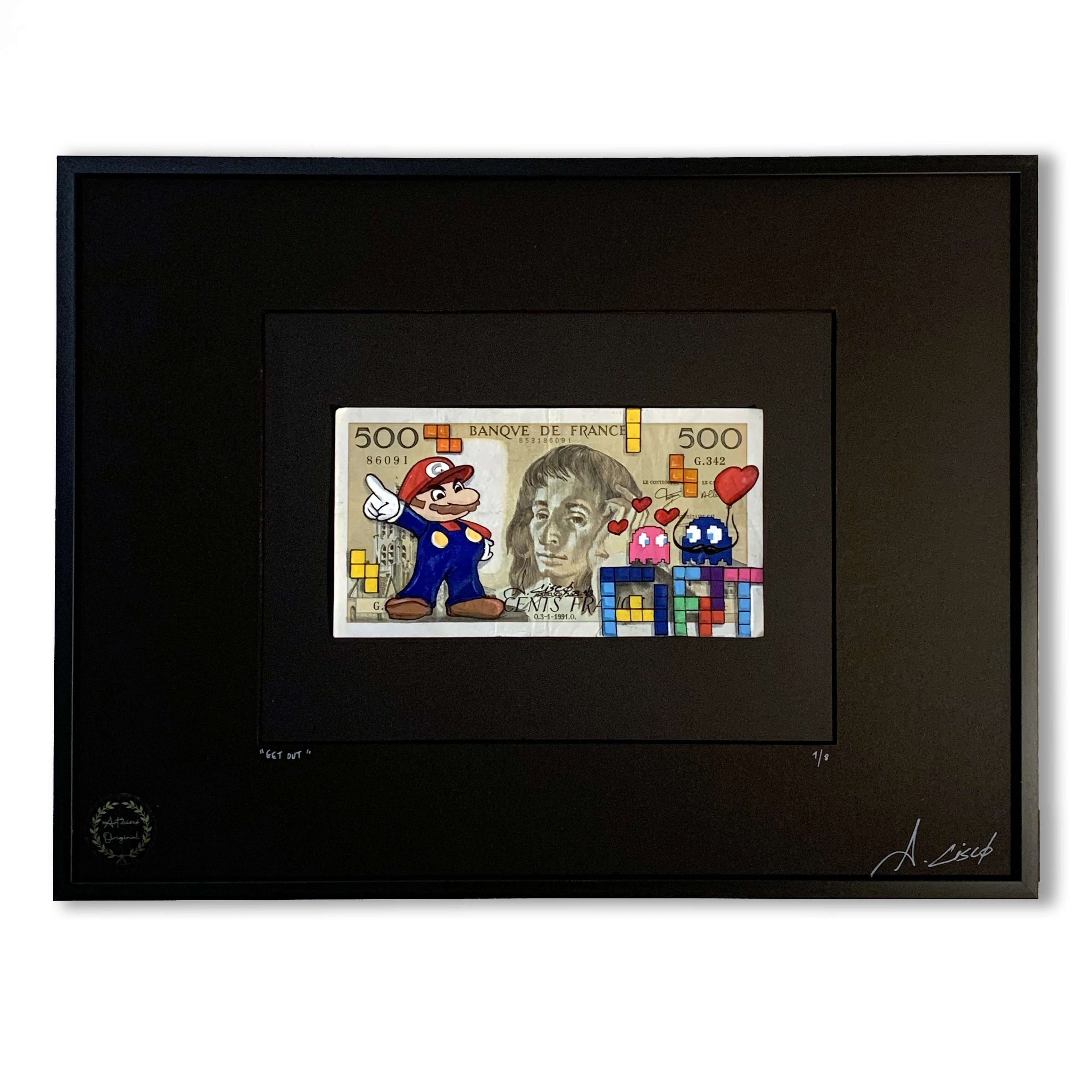 Cisco - GetOut, 2026 - Acrylique sur billet