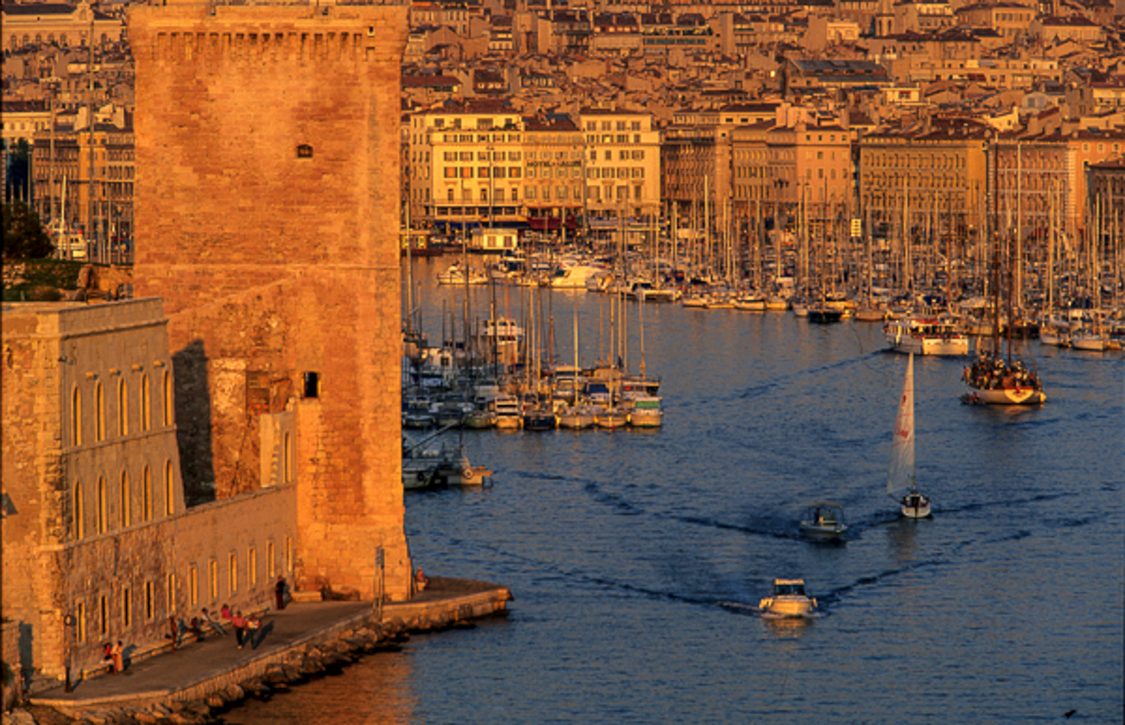José Nicolas - Marseille 1996, Le Vieux Port - Tirage Fine art