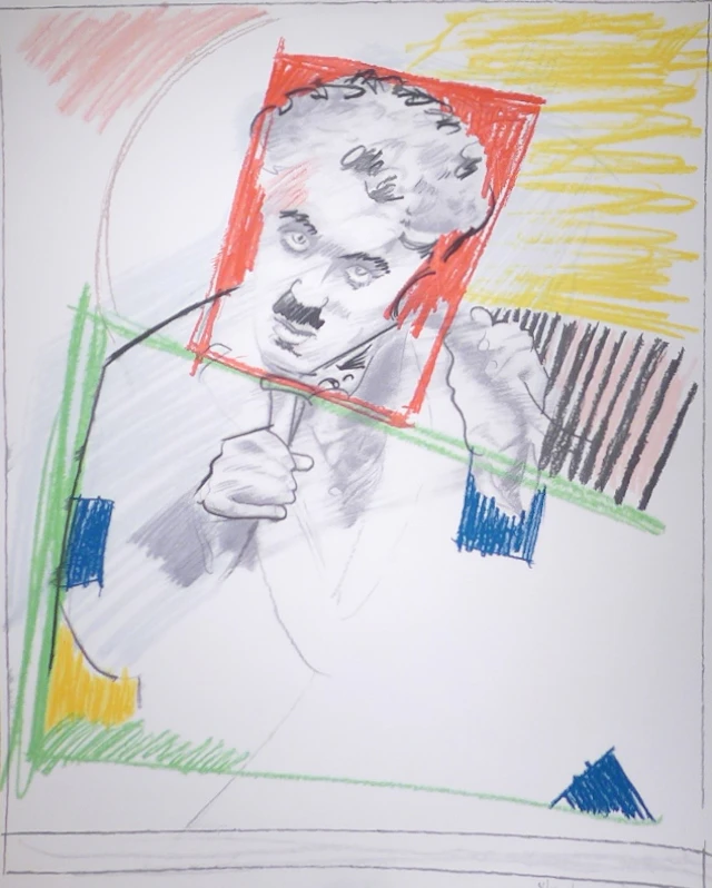 Larry RIVERS - Pop Art - Early Chaplin, 1991, Sérigraphie signée