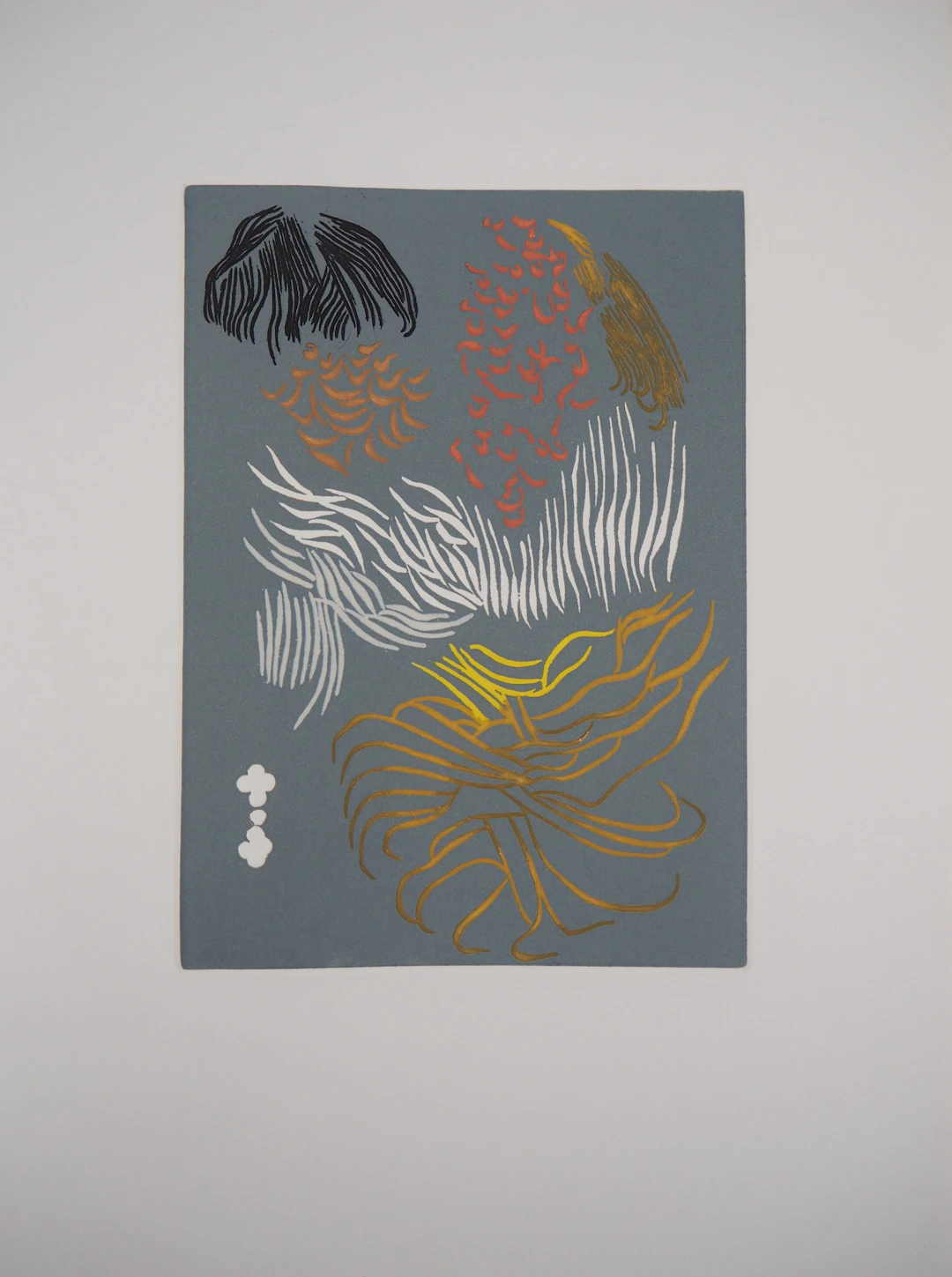 Jacques HEROLD - La transcendance du paon, 1975 - Gravure originale