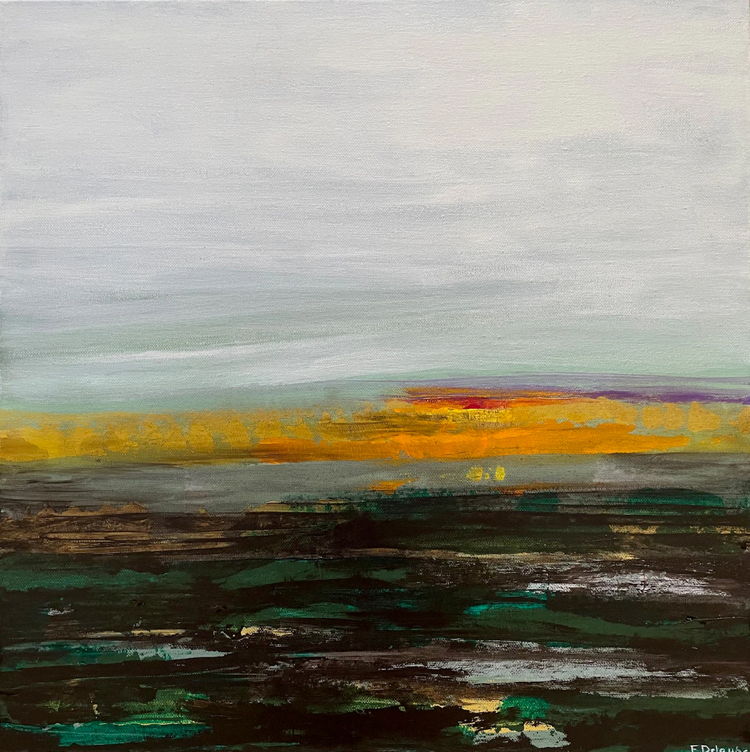 Fabien Delaube - Paysage 2- Acrylique sur Toile